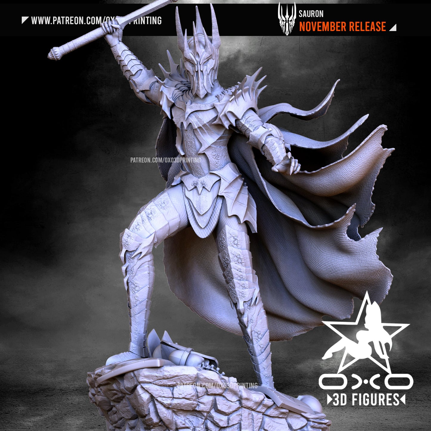 Sauron - OXO3D - Dark Forge Arts