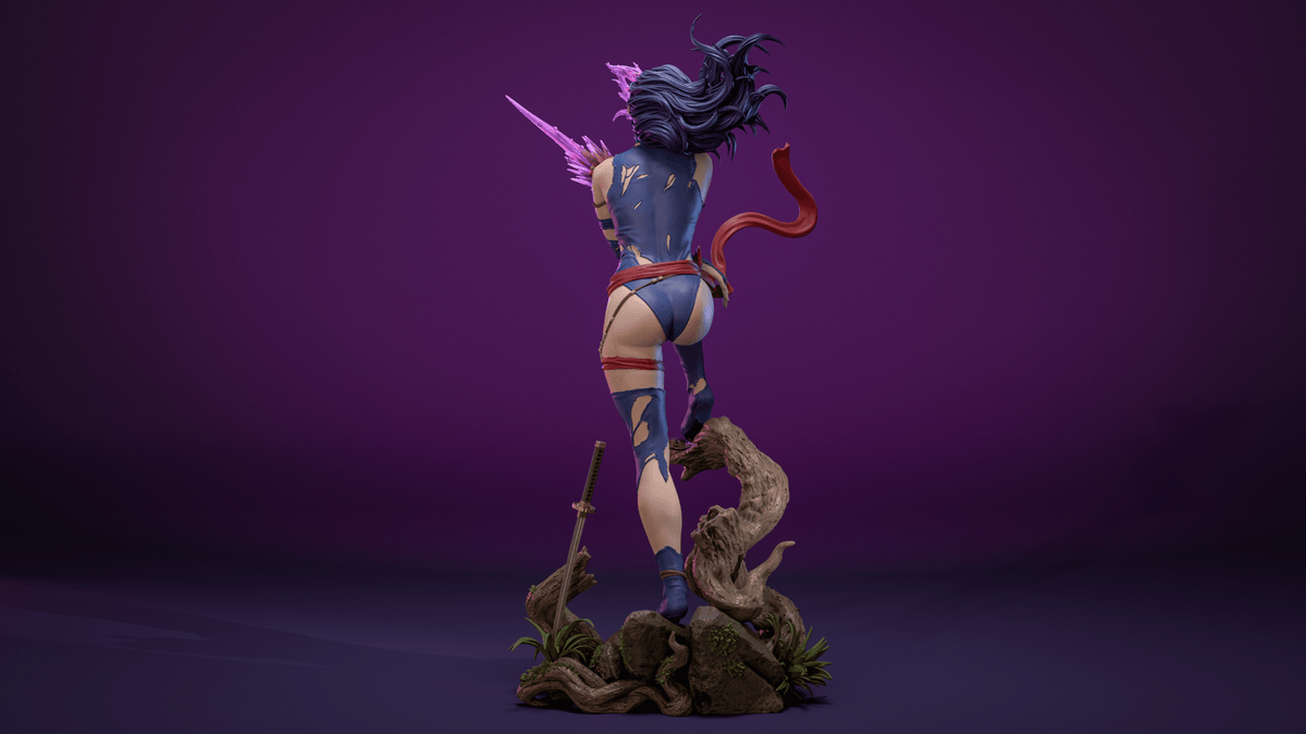 Savage Land Psylocke - CA 3D Studios - Dark Forge Arts