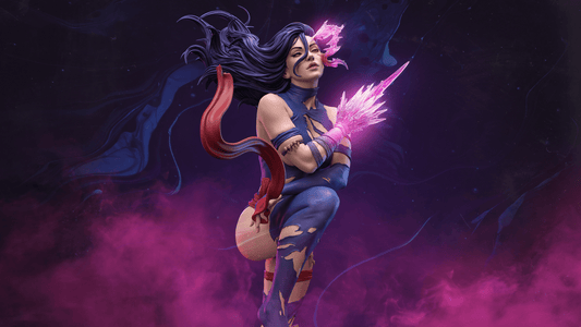 Savage Land Psylocke - CA 3D Studios - Dark Forge Arts