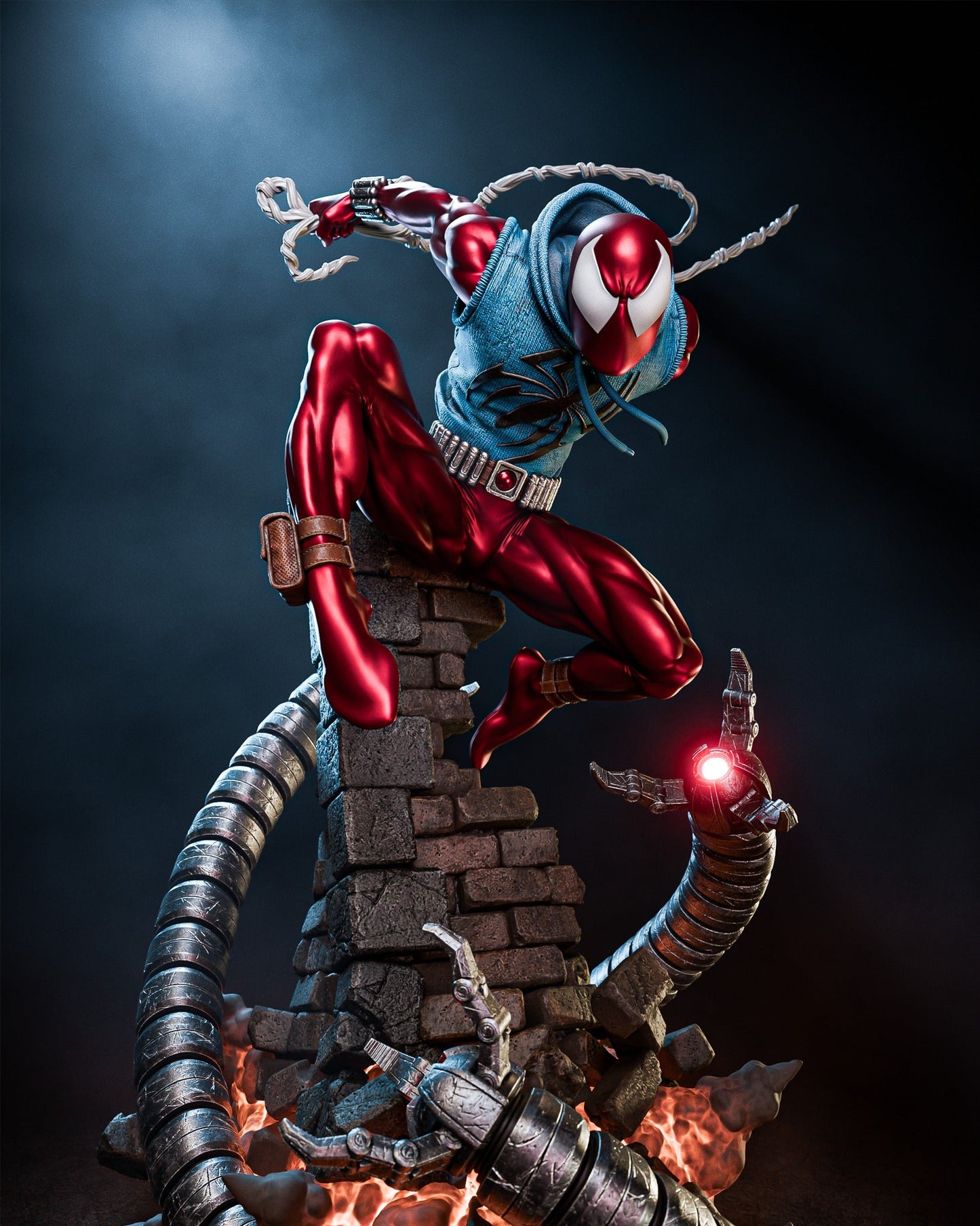 Scarlet Spider - CA 3D Studios - Dark Forge Arts
