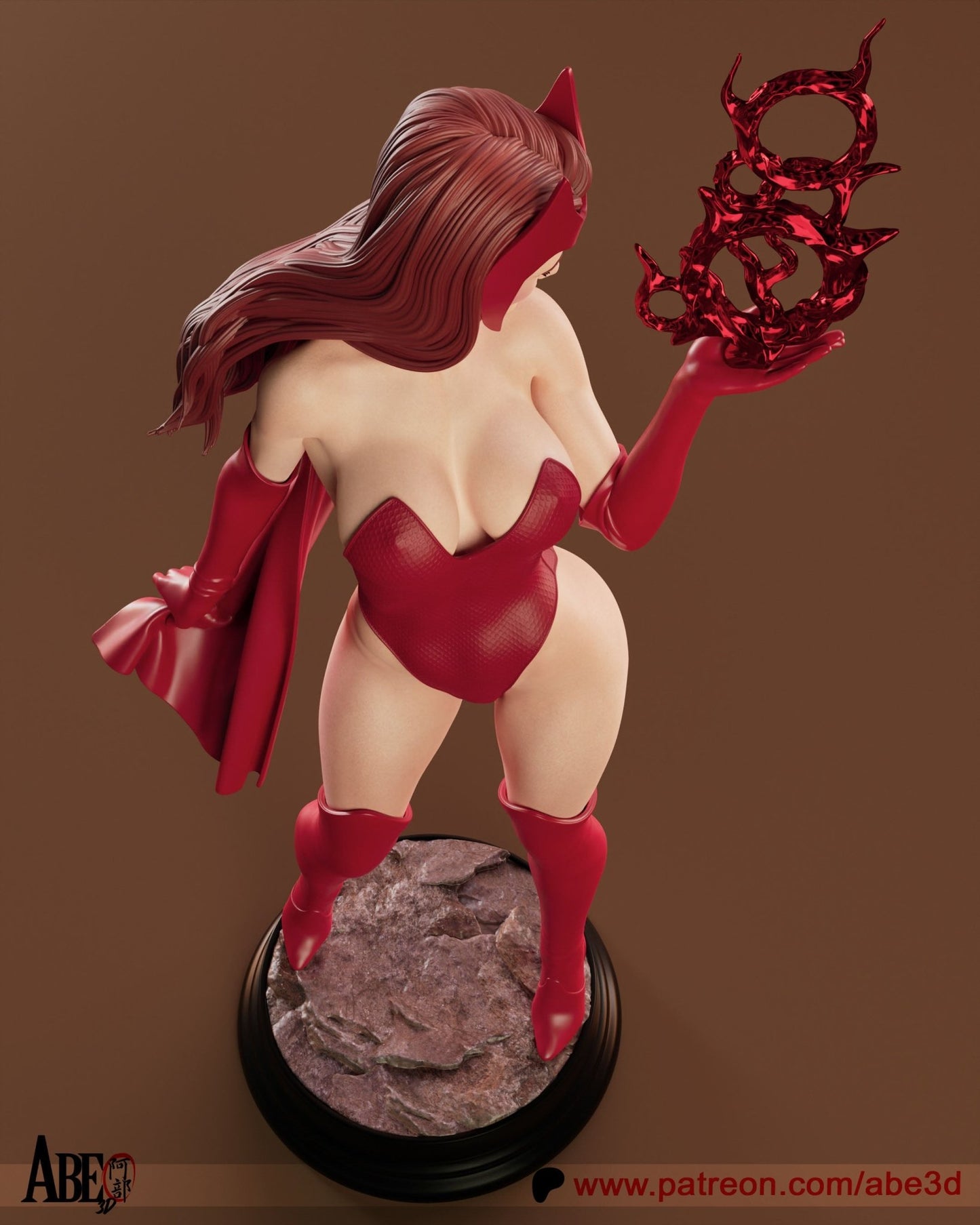 Scarlet Witch - Abe3D - Dark Forge Arts