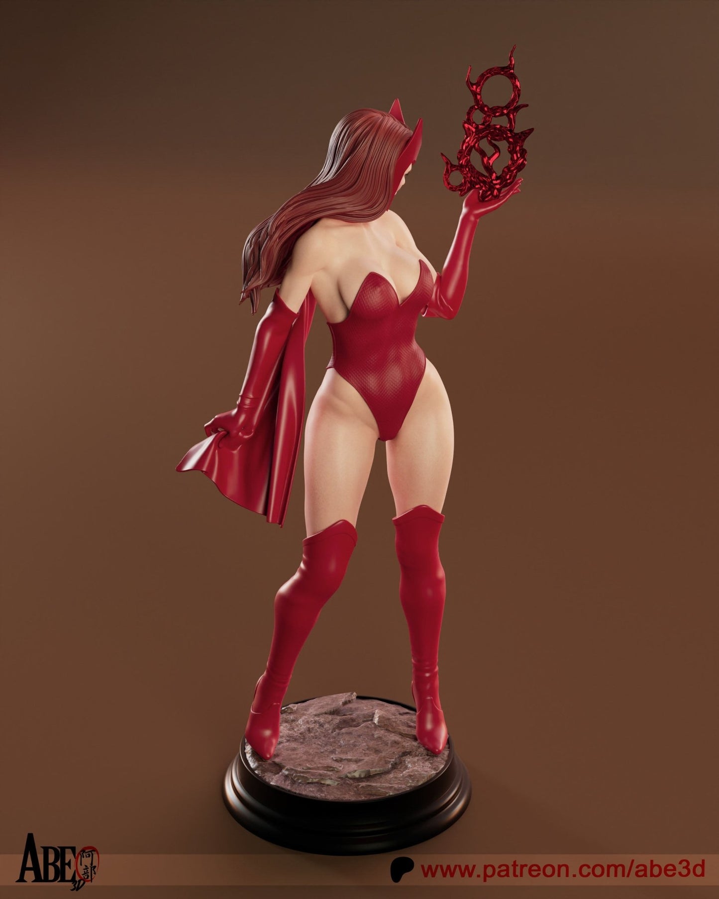 Scarlet Witch - Abe3D - Dark Forge Arts