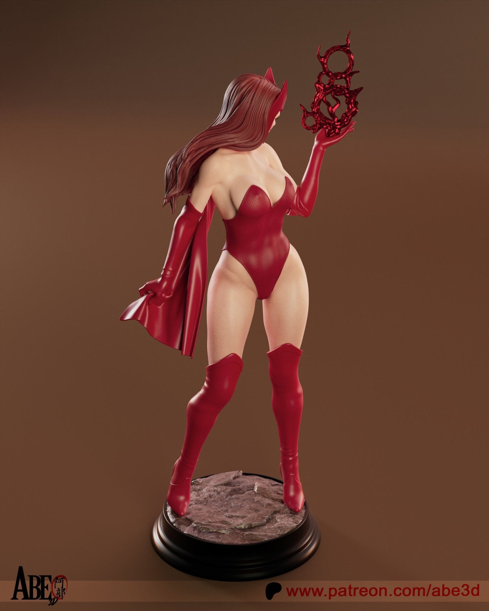 Scarlet Witch - Abe3D - Dark Forge Arts