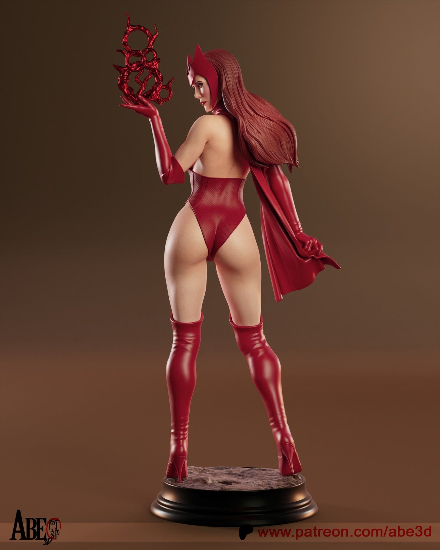 Scarlet Witch - Abe3D - Dark Forge Arts