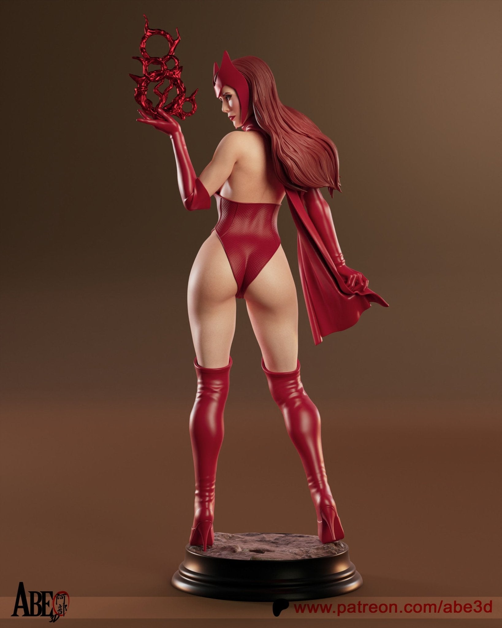 Scarlet Witch - Abe3D - Dark Forge Arts