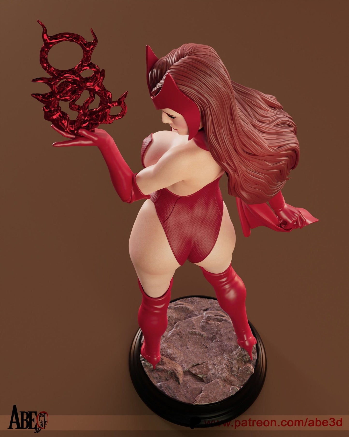 Scarlet Witch - Abe3D - Dark Forge Arts