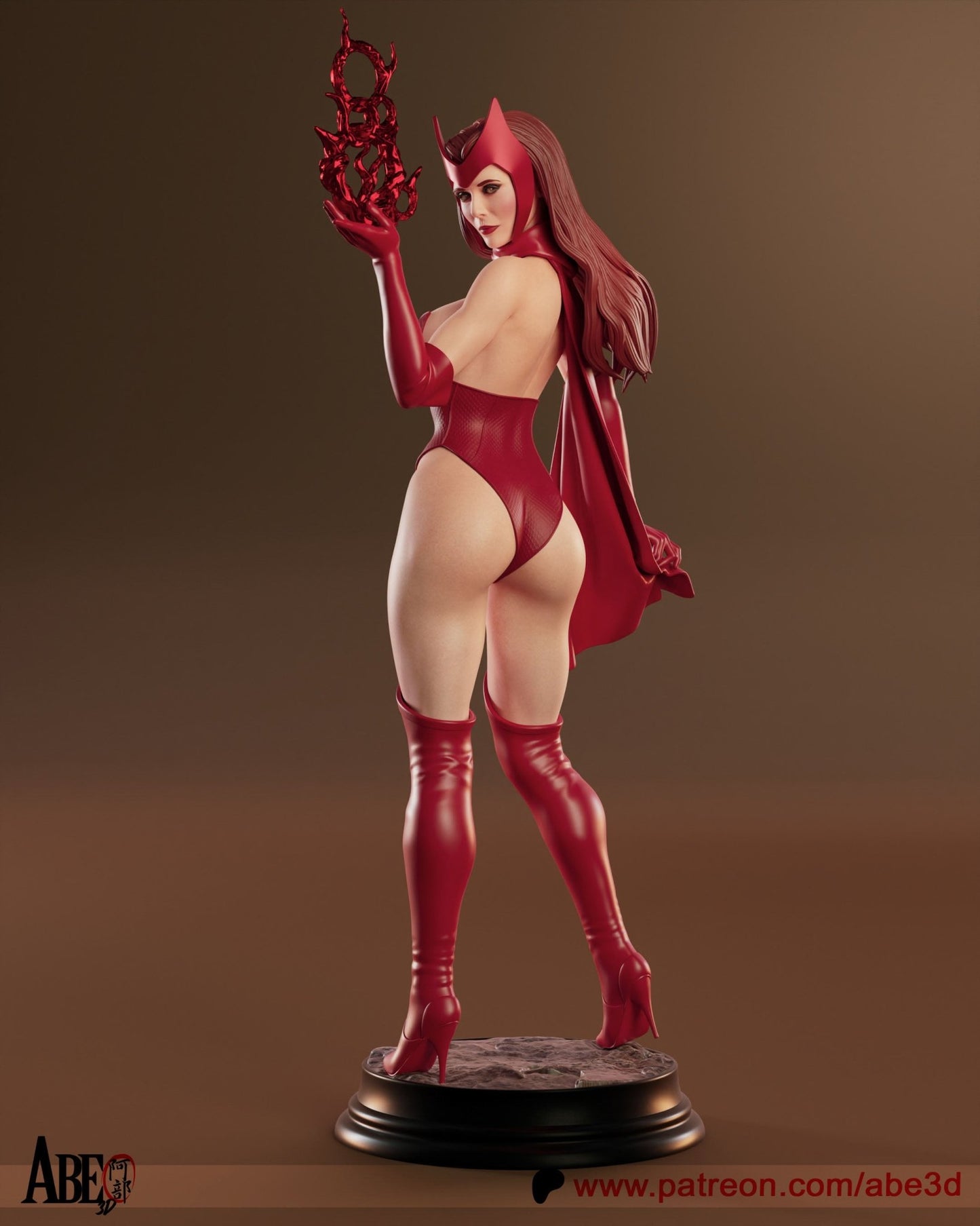 Scarlet Witch - Abe3D - Dark Forge Arts