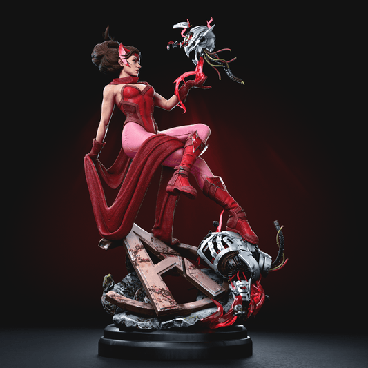 Scarlet Witch - CA 3D Studios - Dark Forge Arts