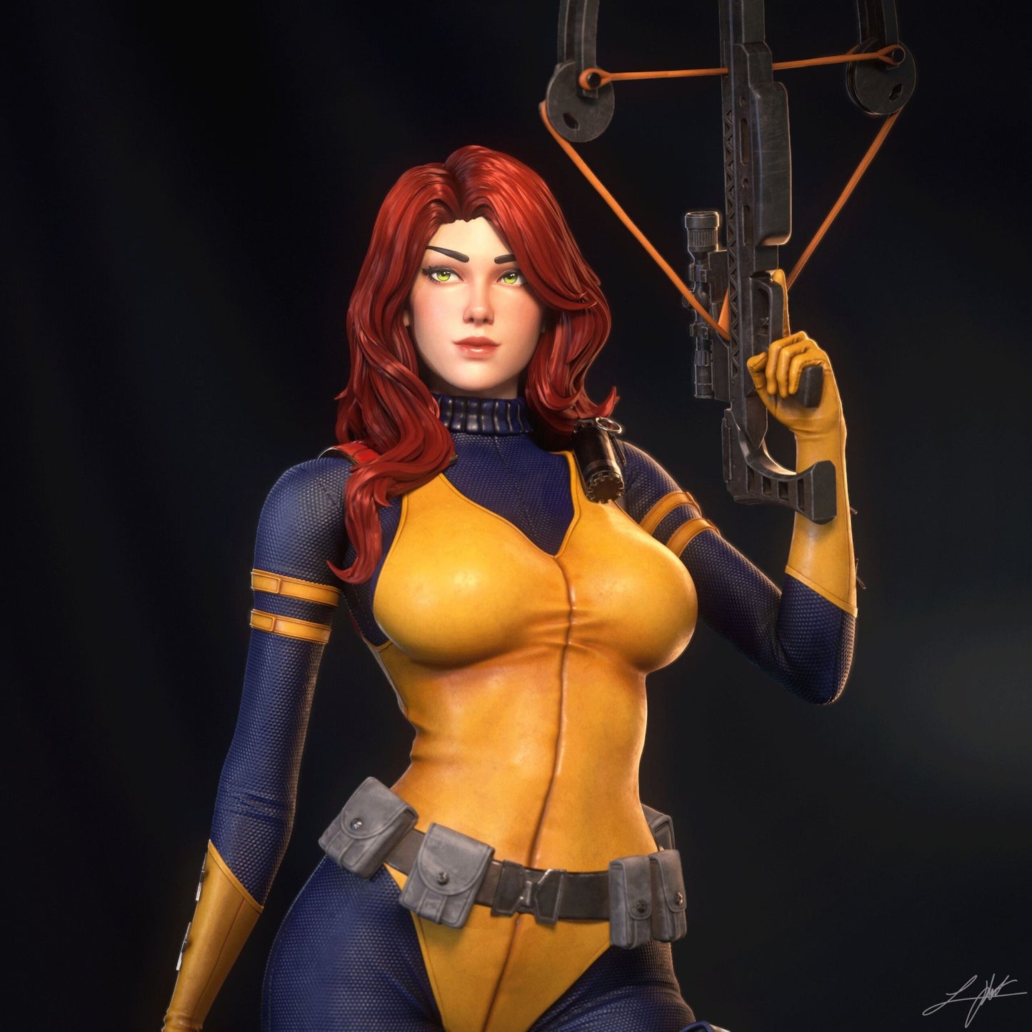 Scarlett - Abe3D - Dark Forge Arts