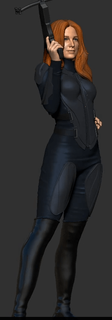 Scarlett (G.I. Joe) - Artifex3D - Dark Forge Arts