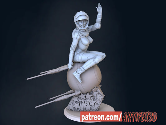 Sci - Fi Girl - Artifex3D - Dark Forge Arts