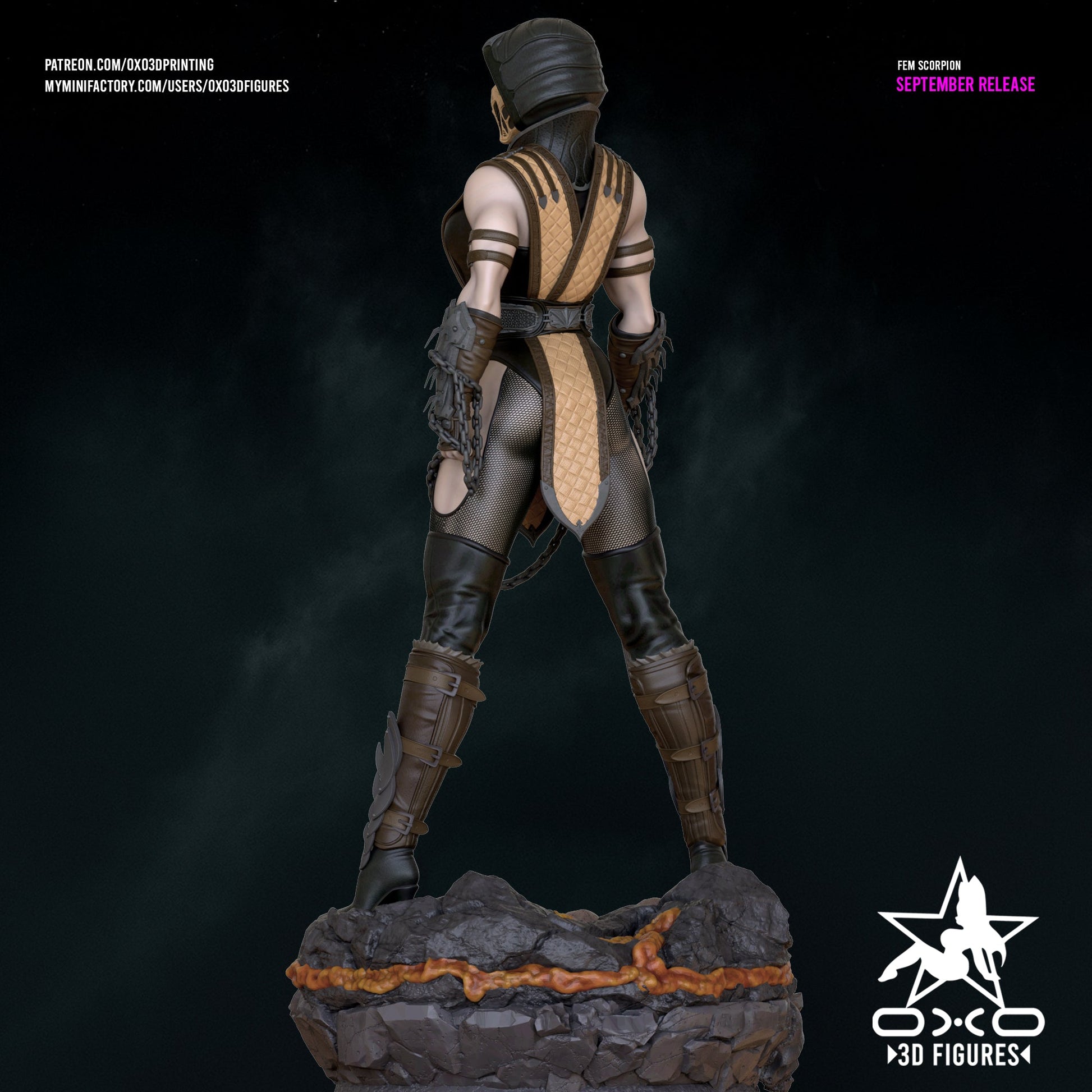 Scorpion Female - OXO3D - Dark Forge Arts