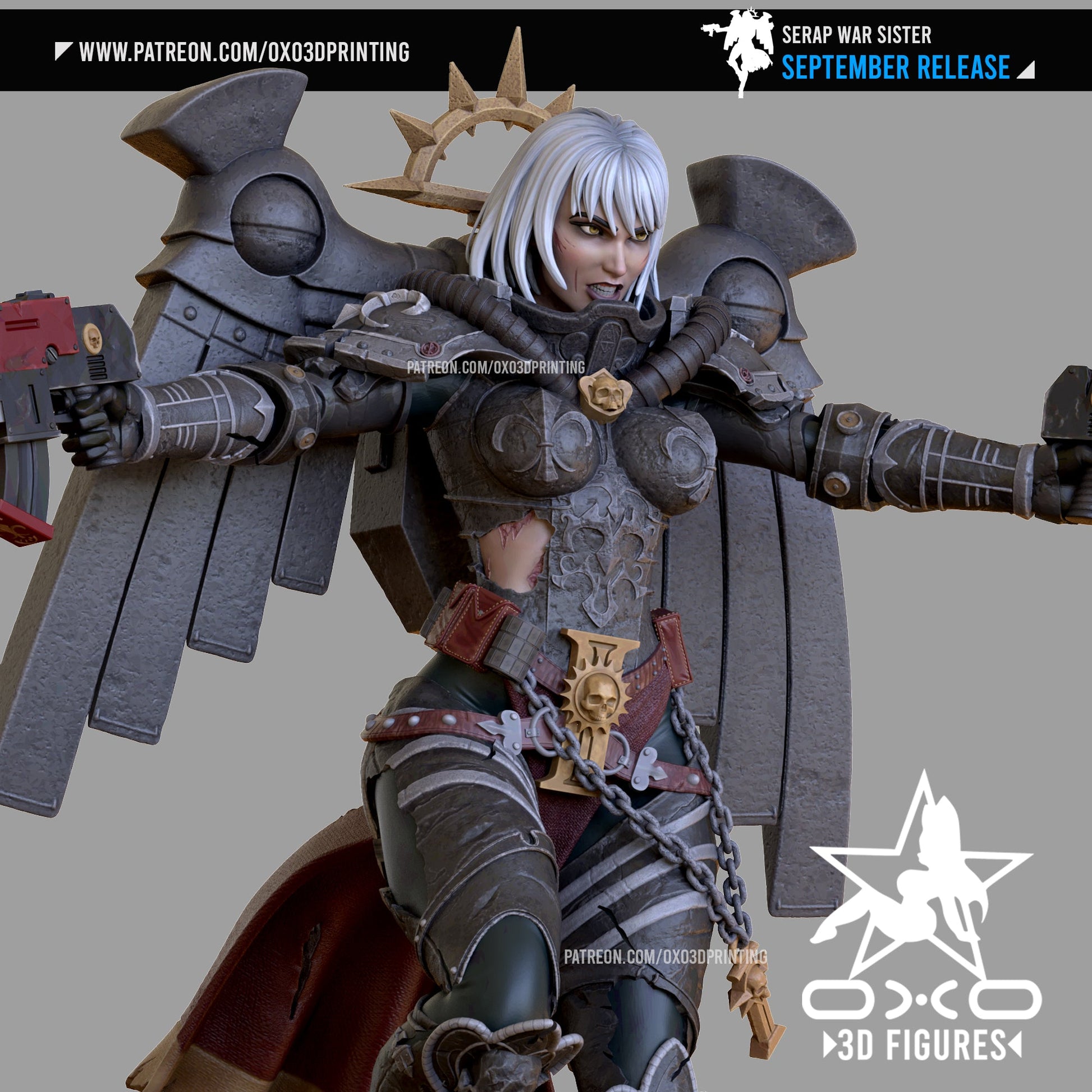 Serap War Sister - OXO3D - Dark Forge Arts