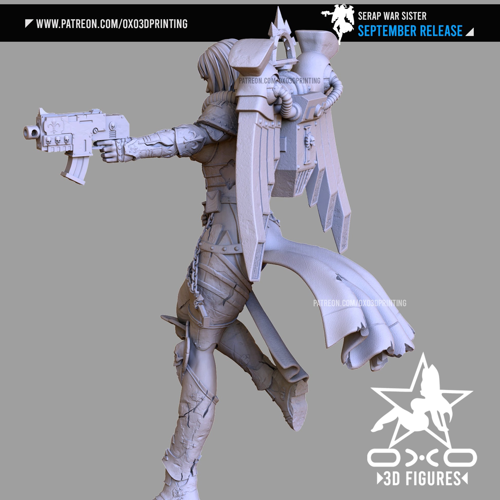 Serap War Sister - OXO3D - Dark Forge Arts
