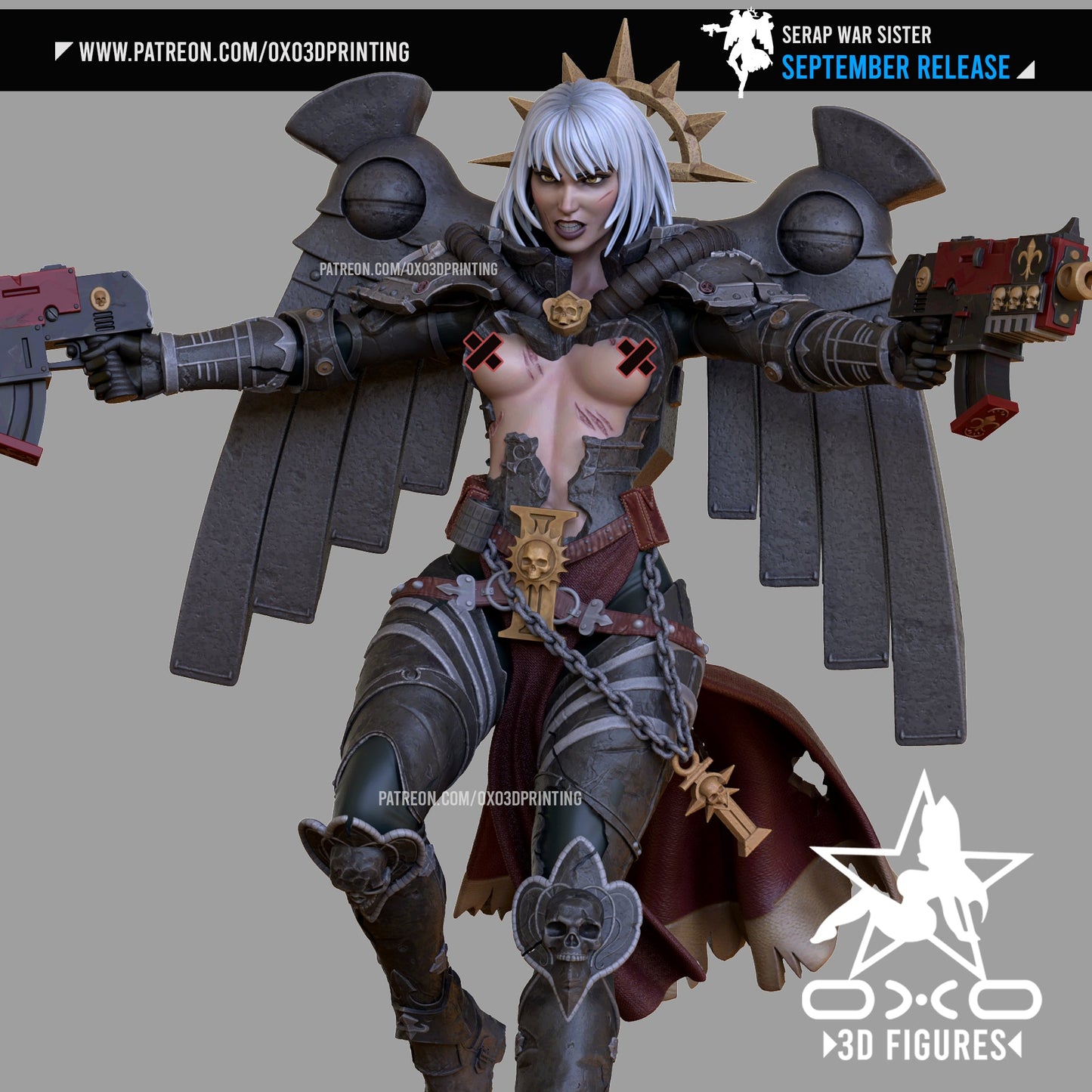 Serap War Sister - OXO3D - Dark Forge Arts