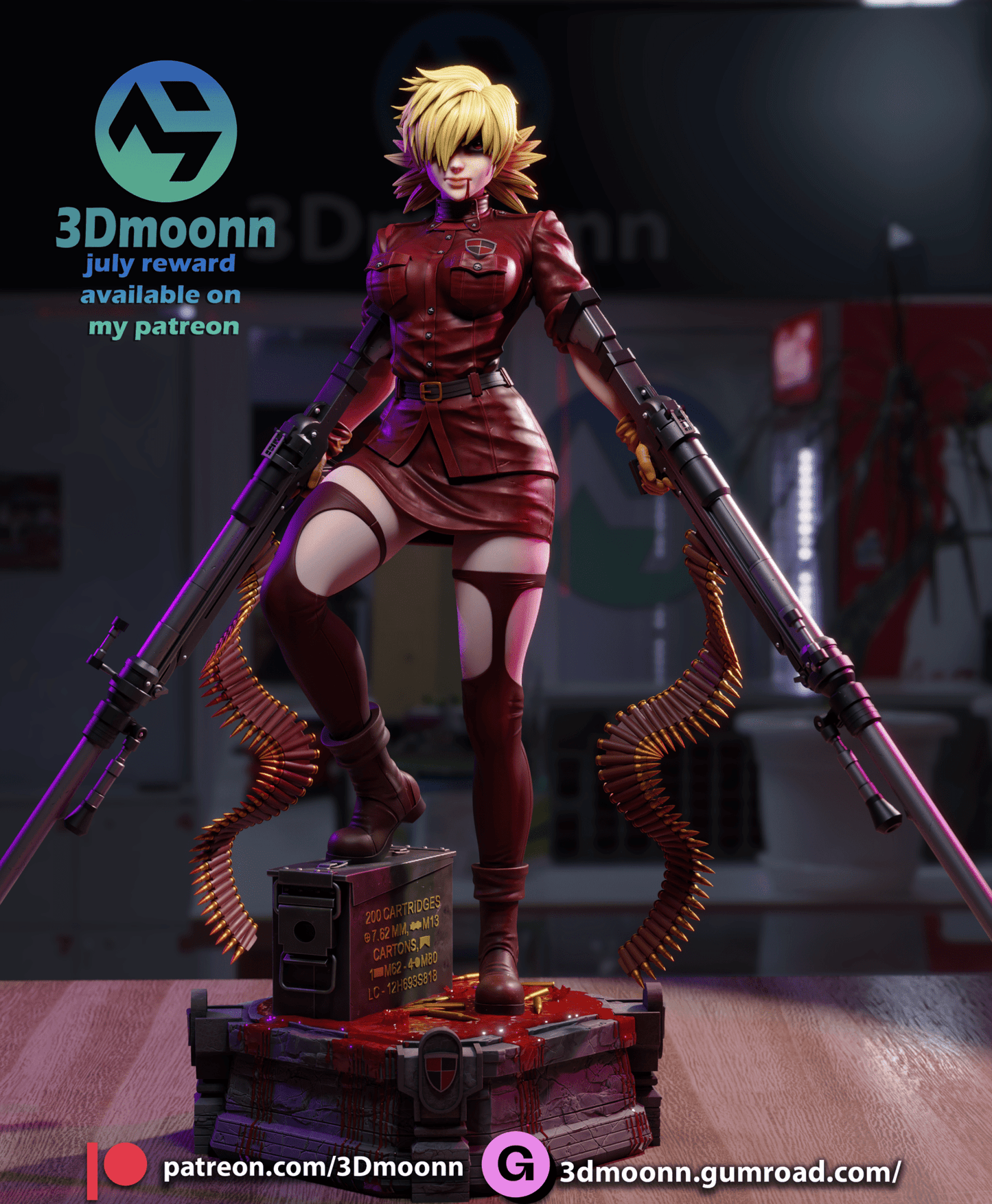 Seras Victoria - 3DMoonn - Dark Forge Arts