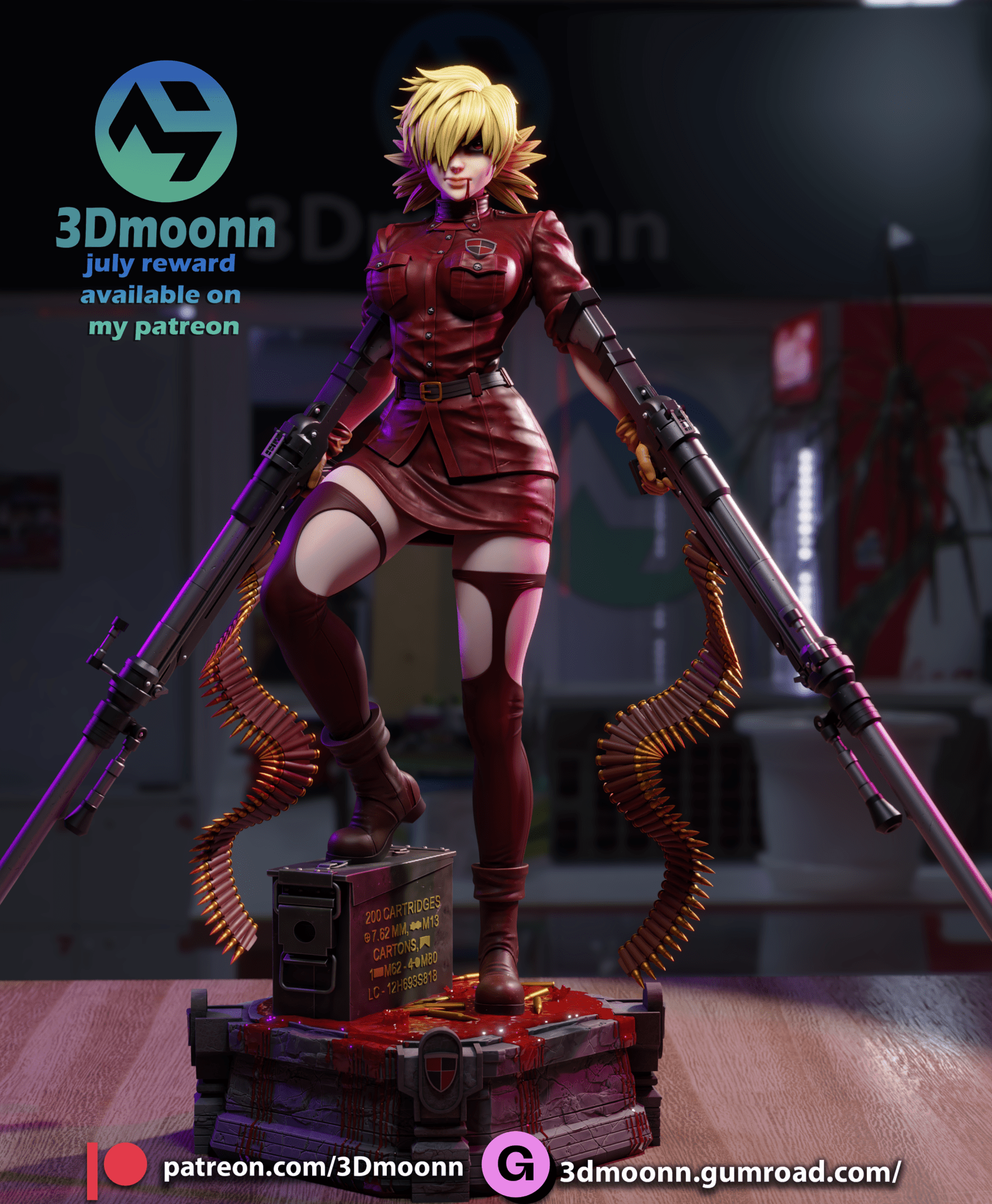 Seras Victoria - 3DMoonn - Dark Forge Arts