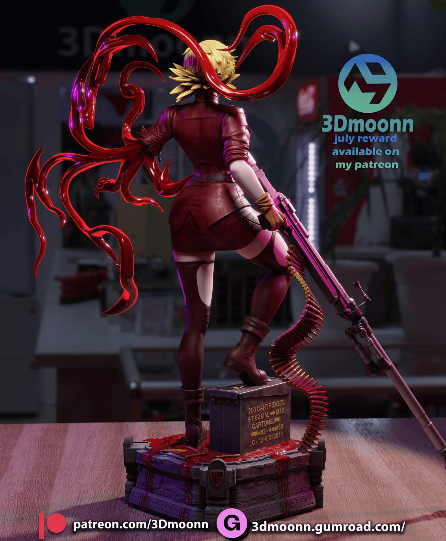 Seras Victoria - 3DMoonn - Dark Forge Arts