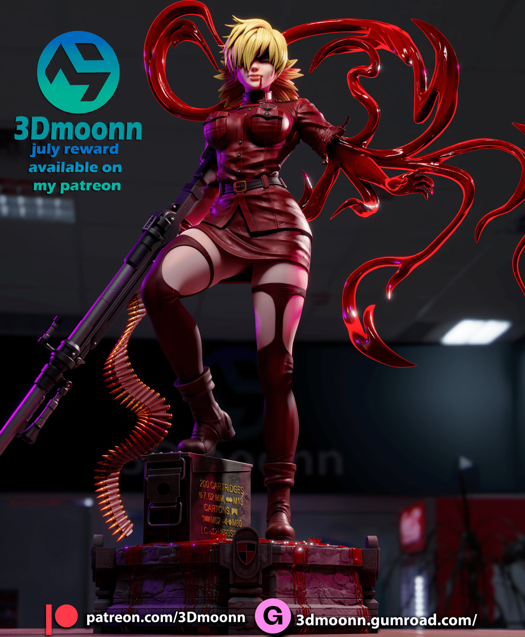 Seras Victoria - 3DMoonn - Dark Forge Arts