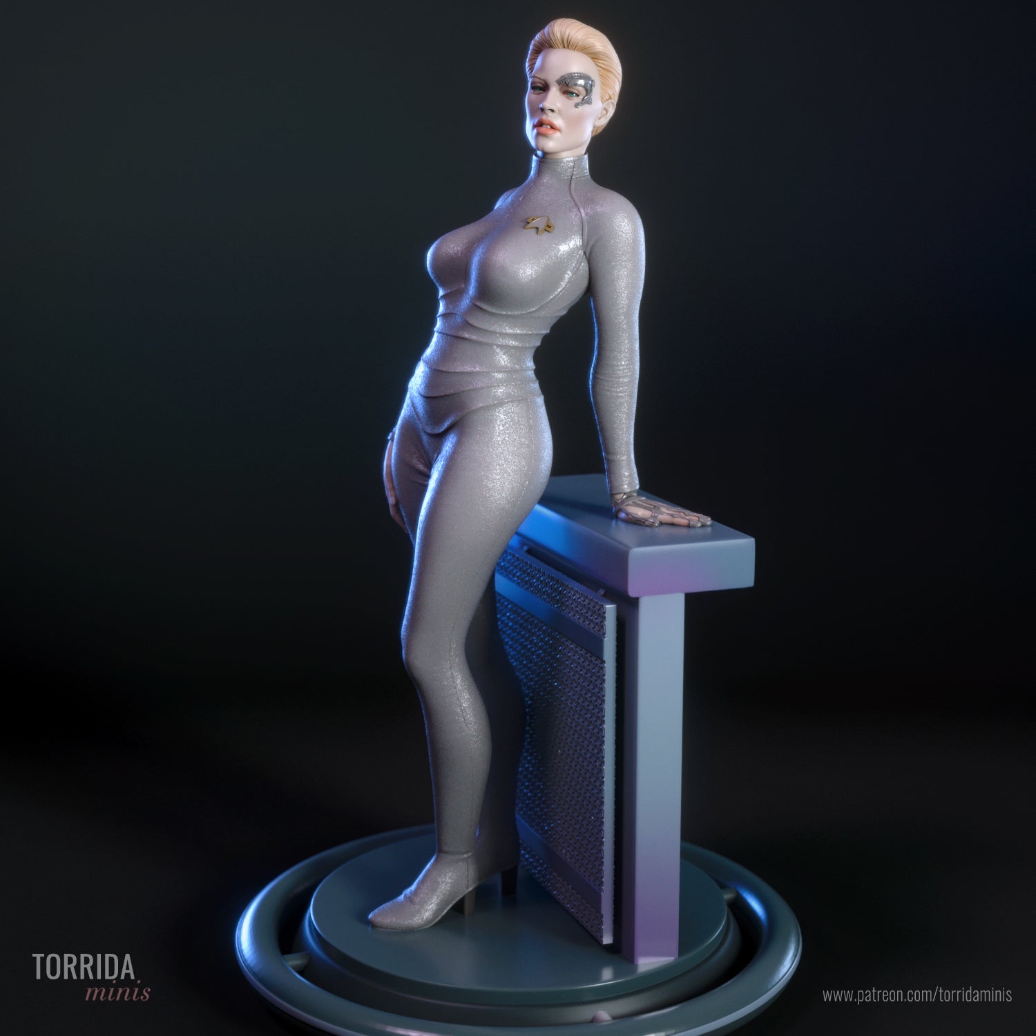 Seven of Nine - Torrida Minis - Dark Forge Arts