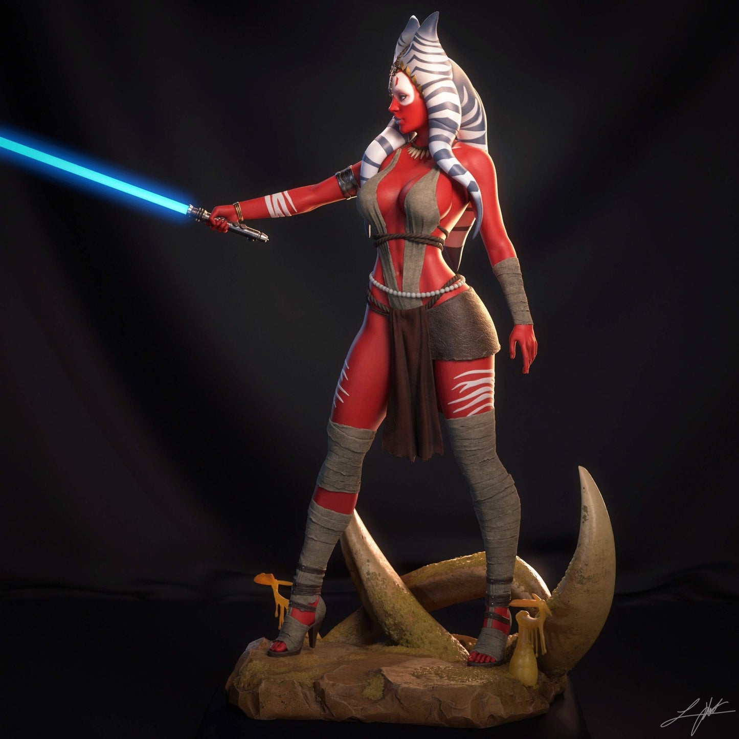 Shaak Ti - Abe3D - Dark Forge Arts