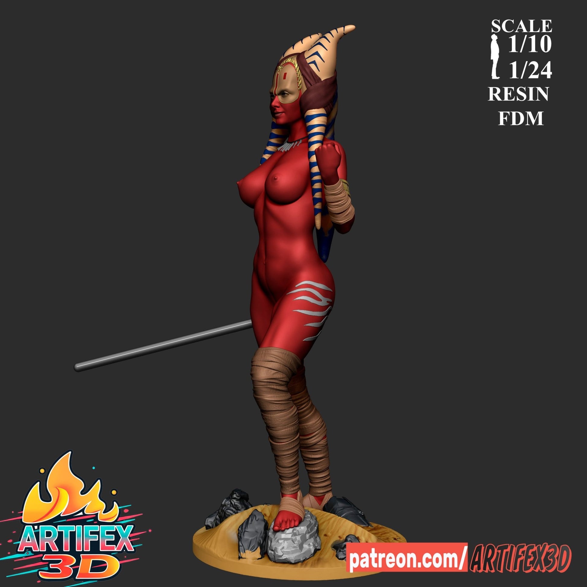 Shaak Ti - Artifex3D - Dark Forge Arts
