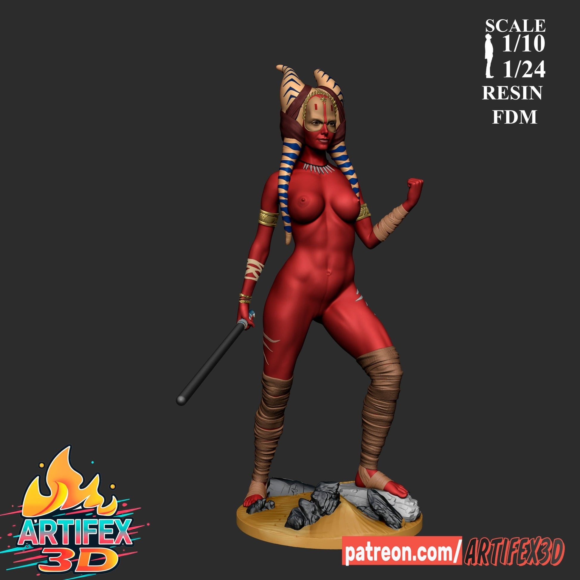 Shaak Ti - Artifex3D - Dark Forge Arts