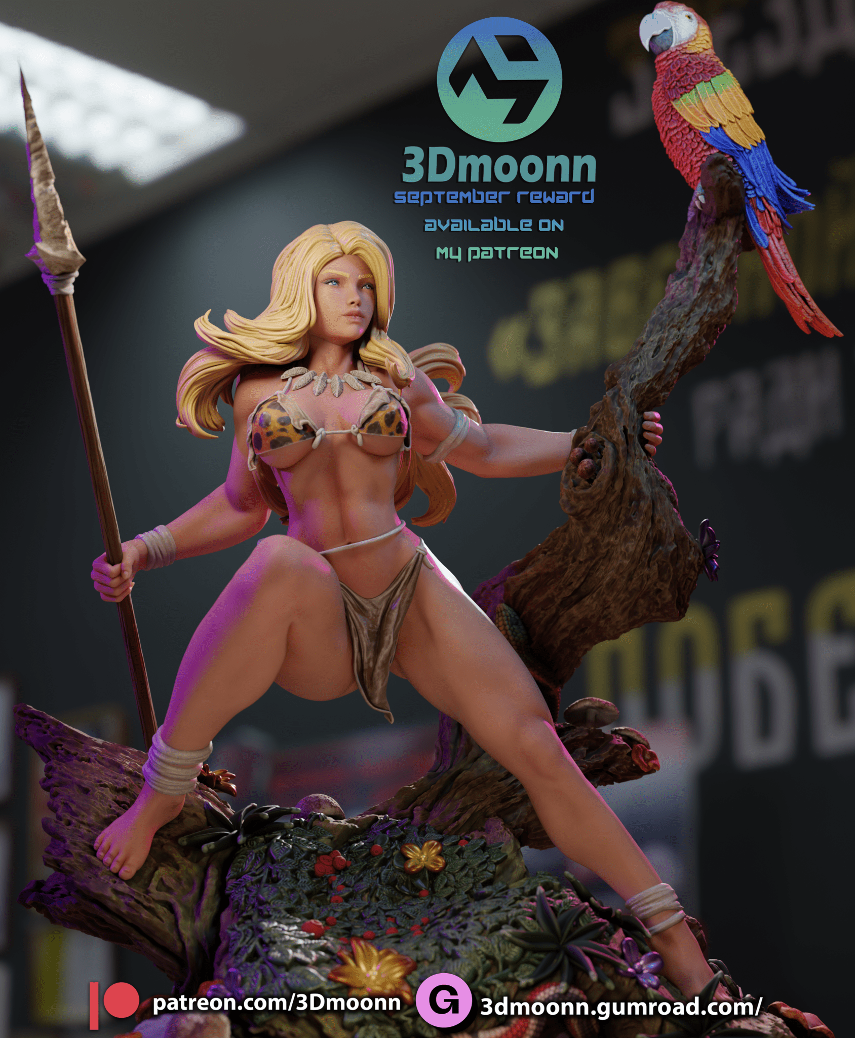 Shanna (The She - Devil) - 3DMoonn - Dark Forge Arts