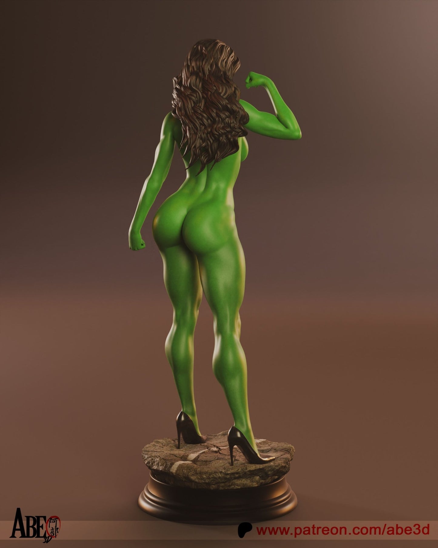 She - Hulk - Abe3D - Dark Forge Arts