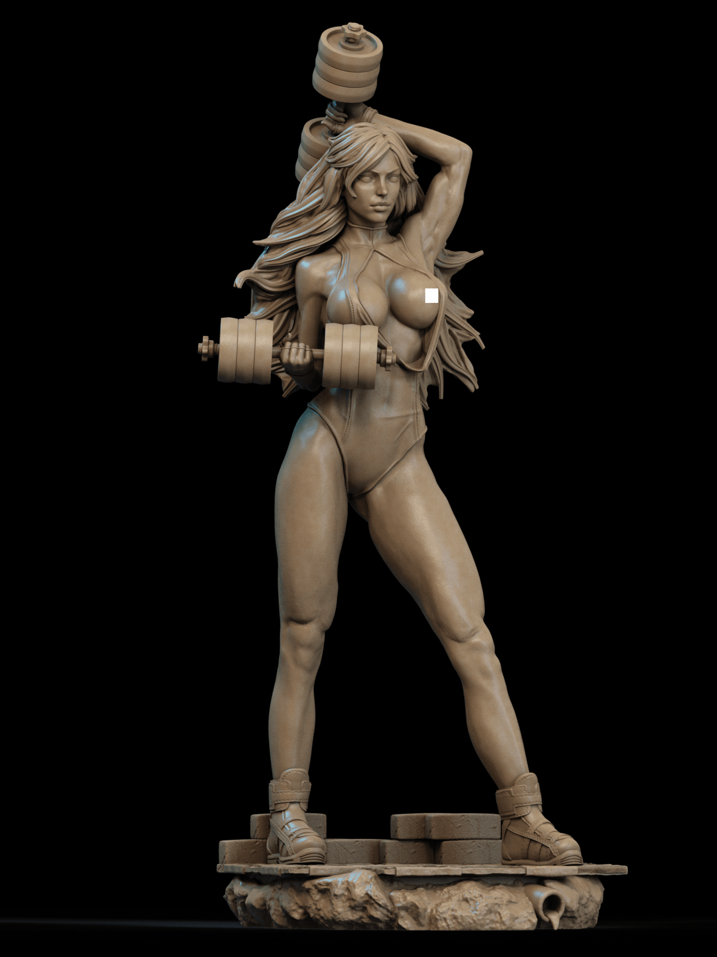 She - Hulk v2 - CA 3D Studios - Dark Forge Arts