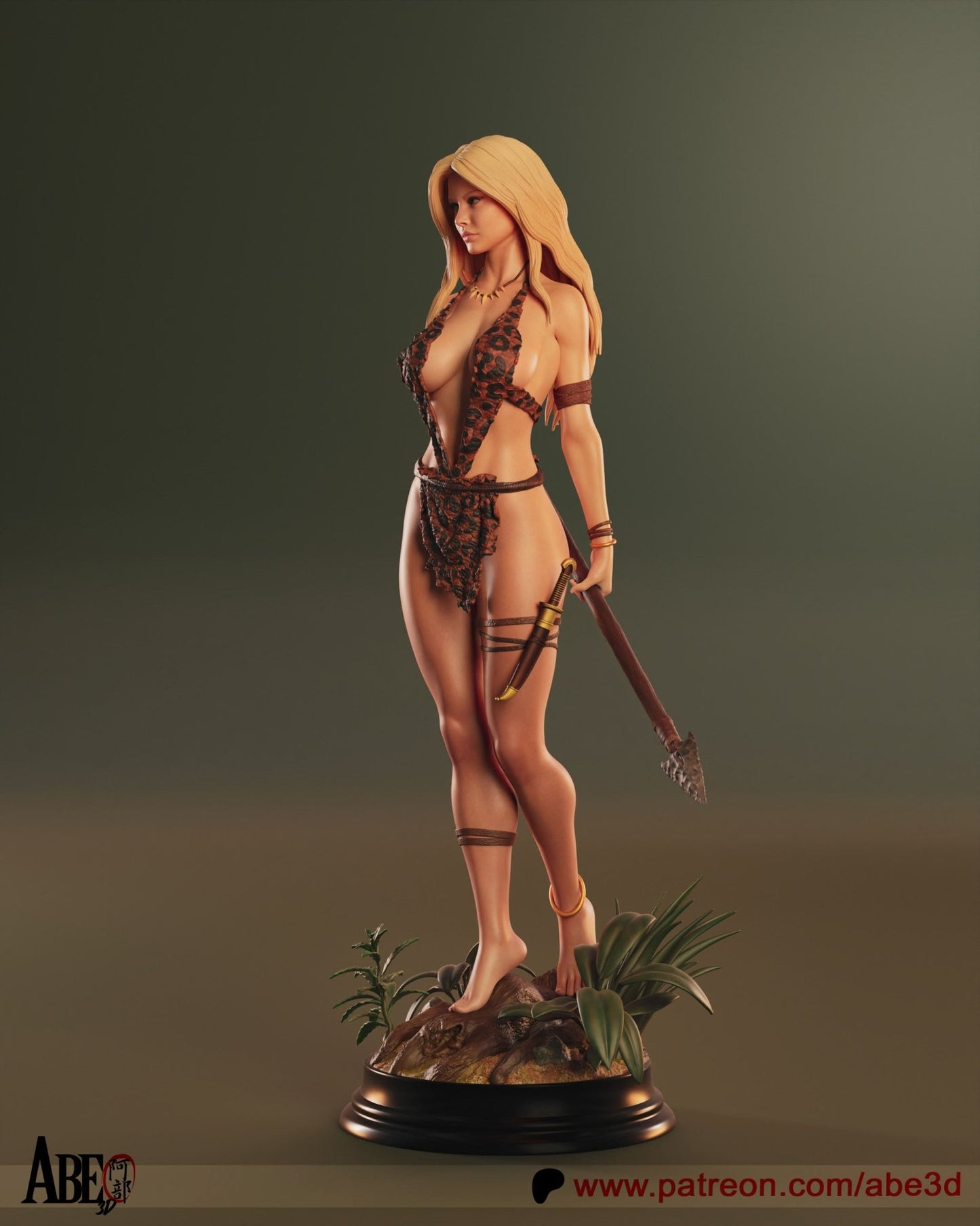 Sheena Queen of Jungle - Abe3D - Dark Forge Arts