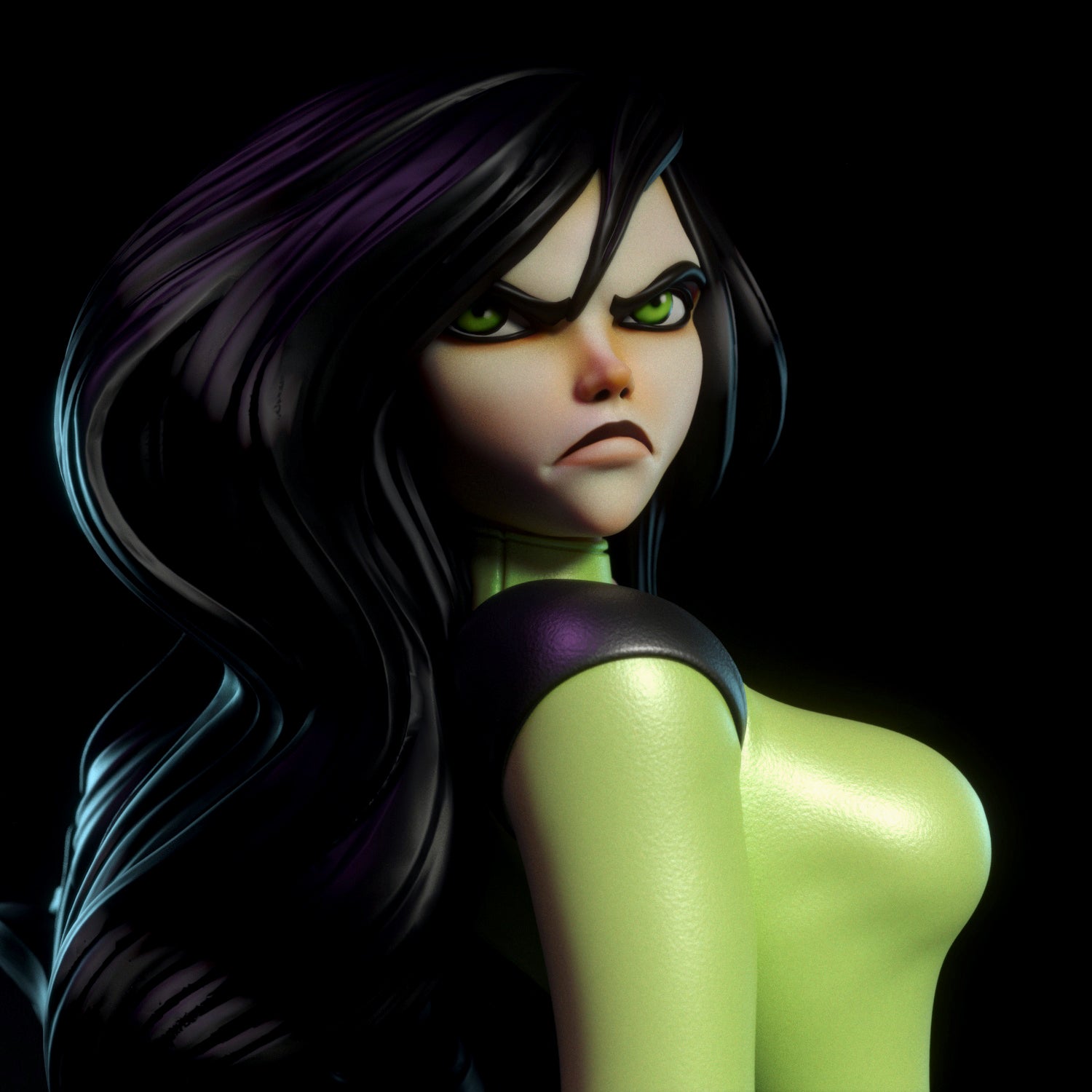 Shego - Torrida Minis - Dark Forge Arts