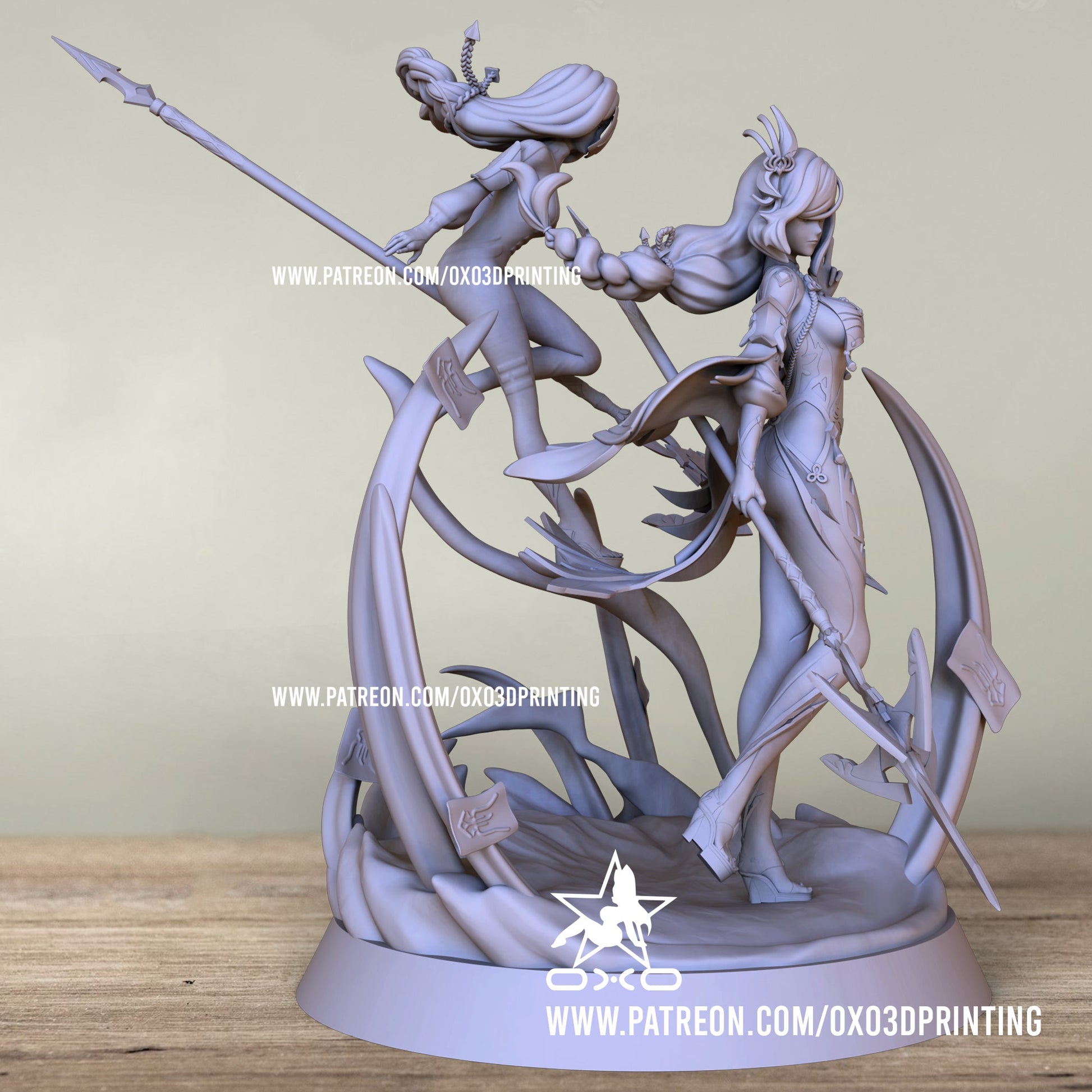Shenhe - OXO3D - Dark Forge Arts