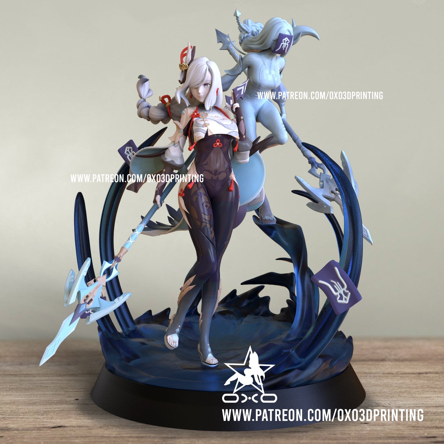 Shenhe - OXO3D - Dark Forge Arts