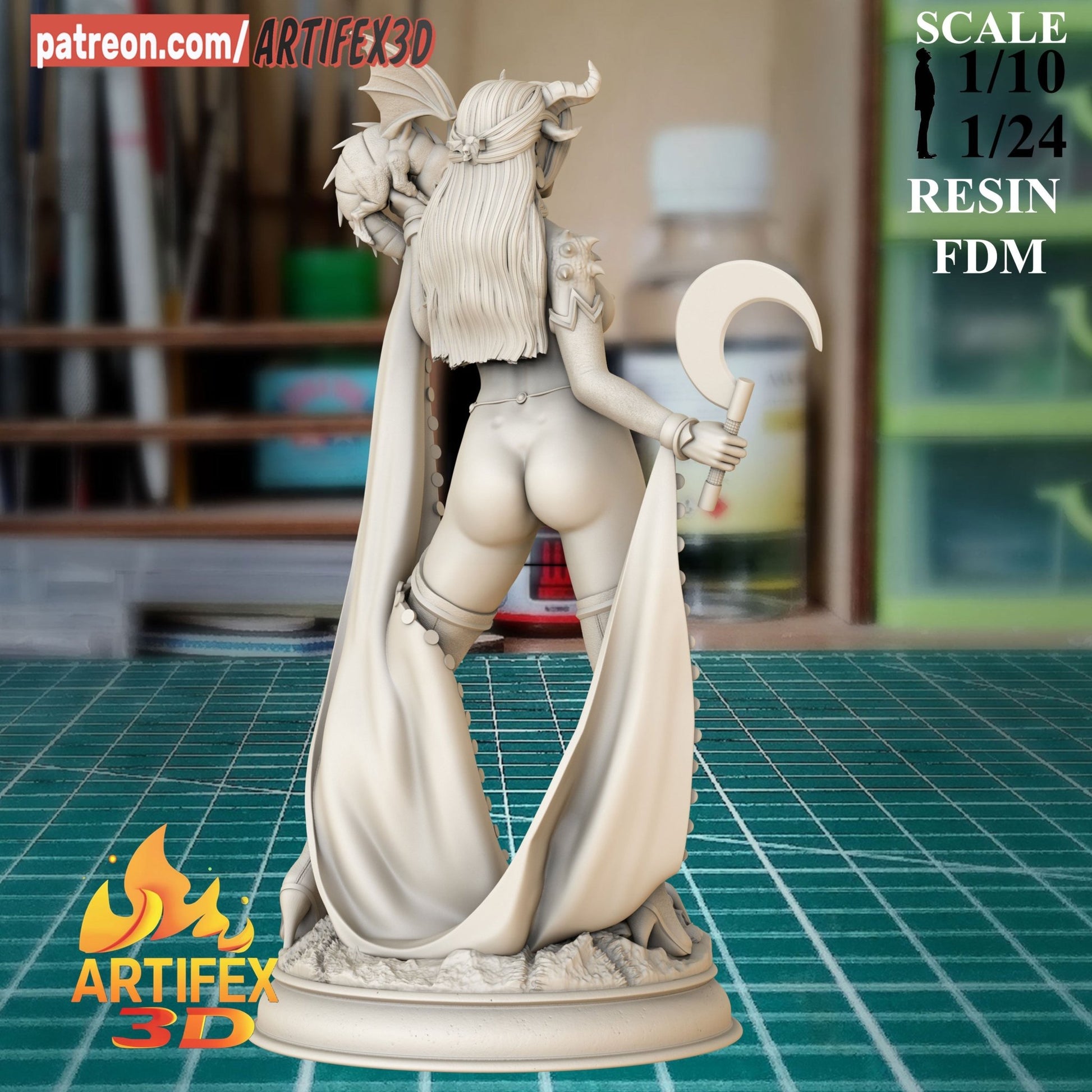 Shiklah - Artifex3D - Dark Forge Arts