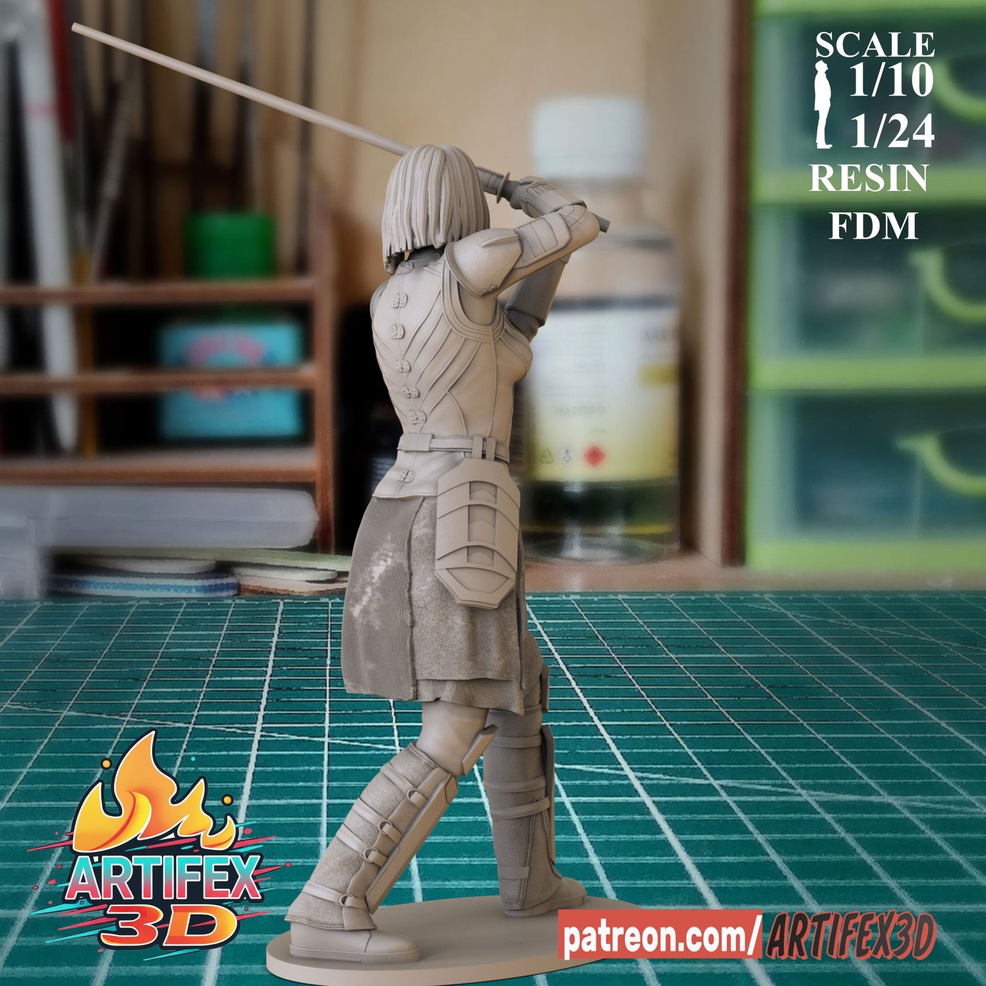 Shin Hati - Artifex3D - Dark Forge Arts