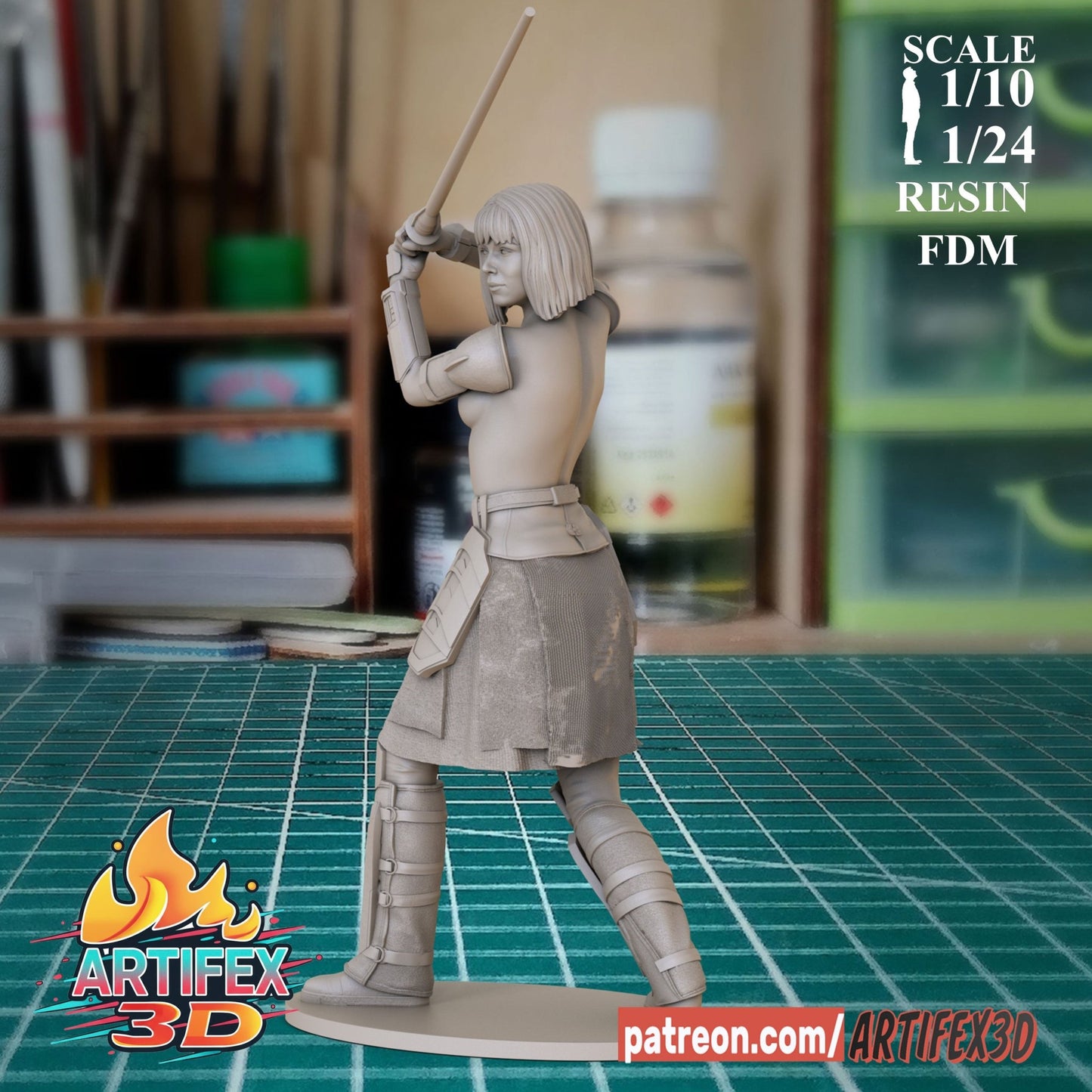 Shin Hati - Artifex3D - Dark Forge Arts