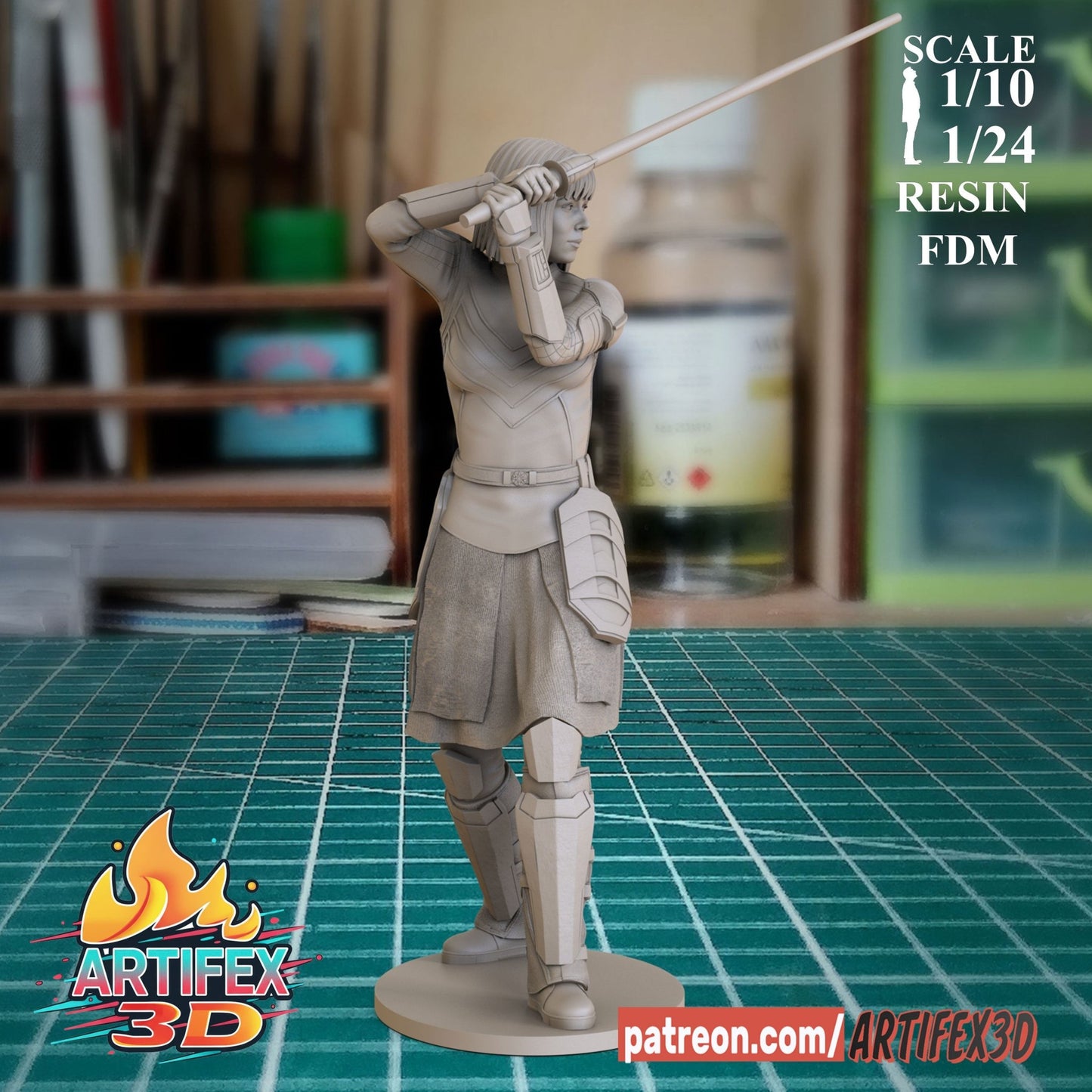 Shin Hati - Artifex3D - Dark Forge Arts
