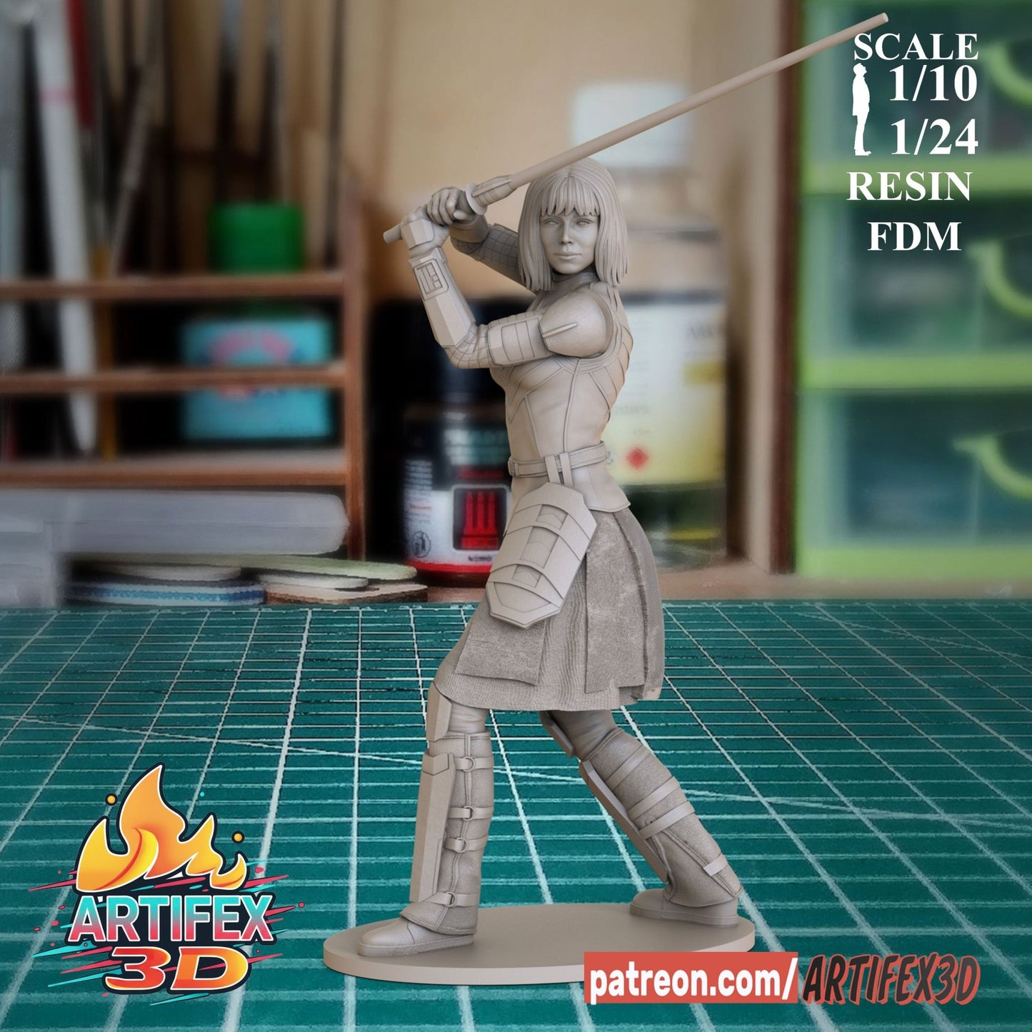Shin Hati - Artifex3D - Dark Forge Arts