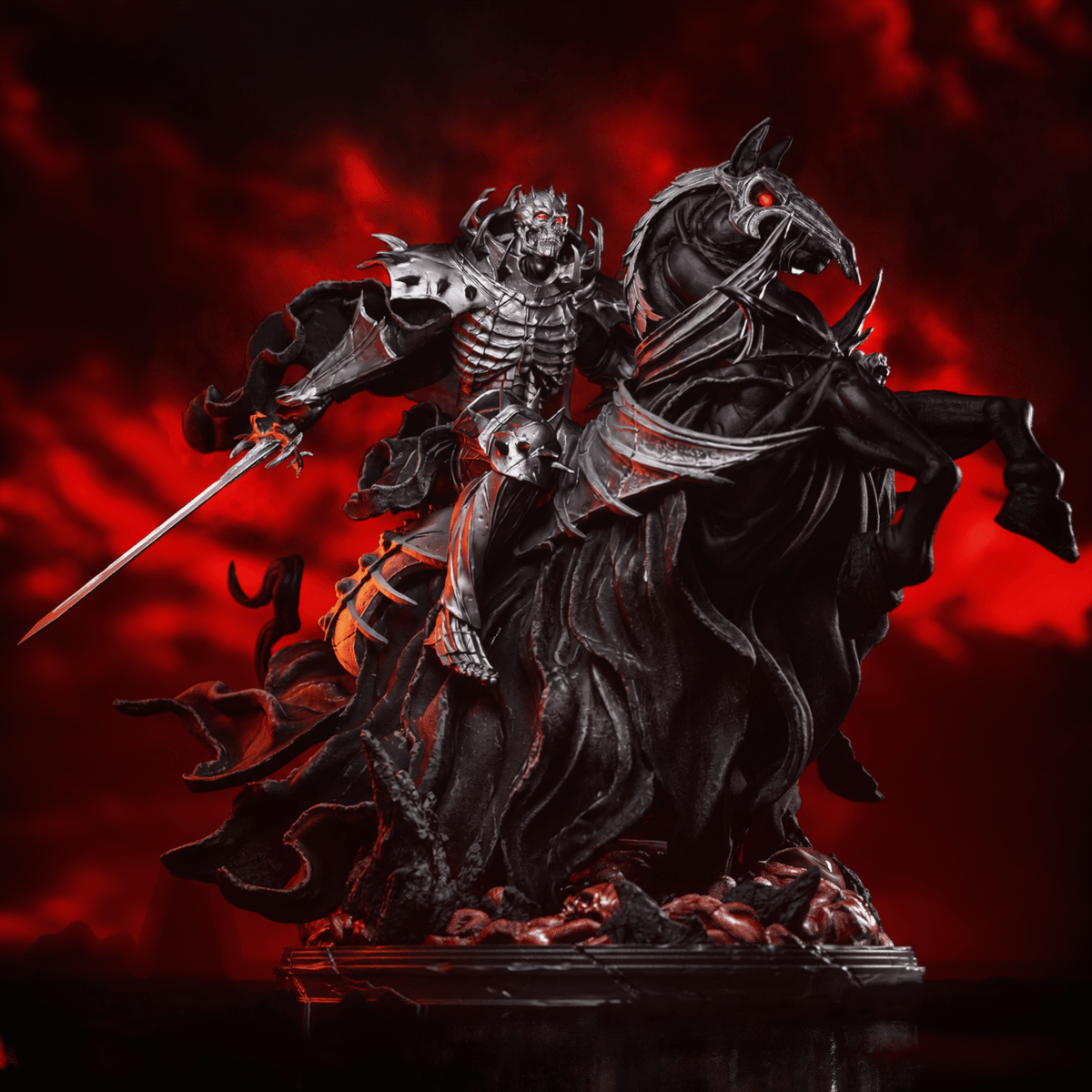 Skull Knight - CA 3D Studios - Dark Forge Arts