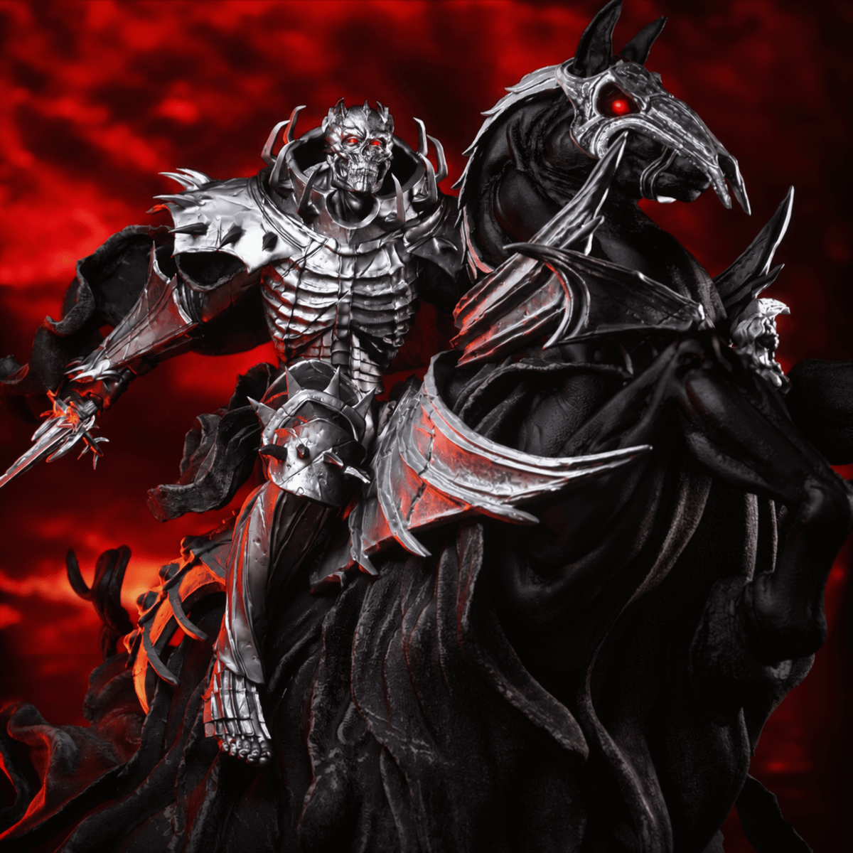 Skull Knight - CA 3D Studios - Dark Forge Arts