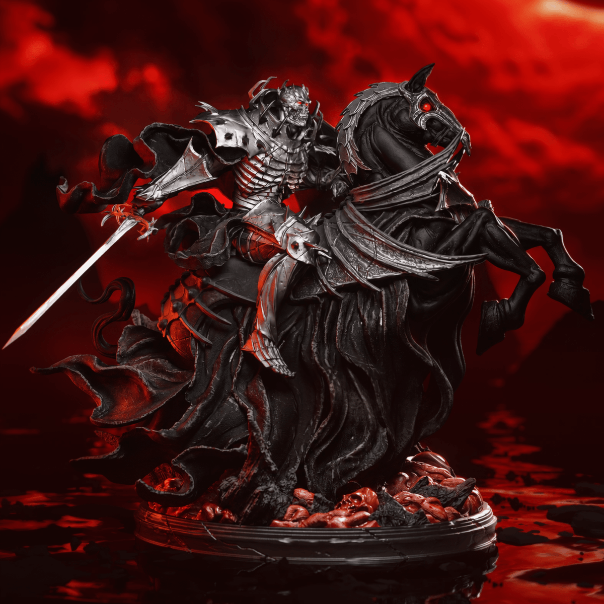 Skull Knight - CA 3D Studios - Dark Forge Arts