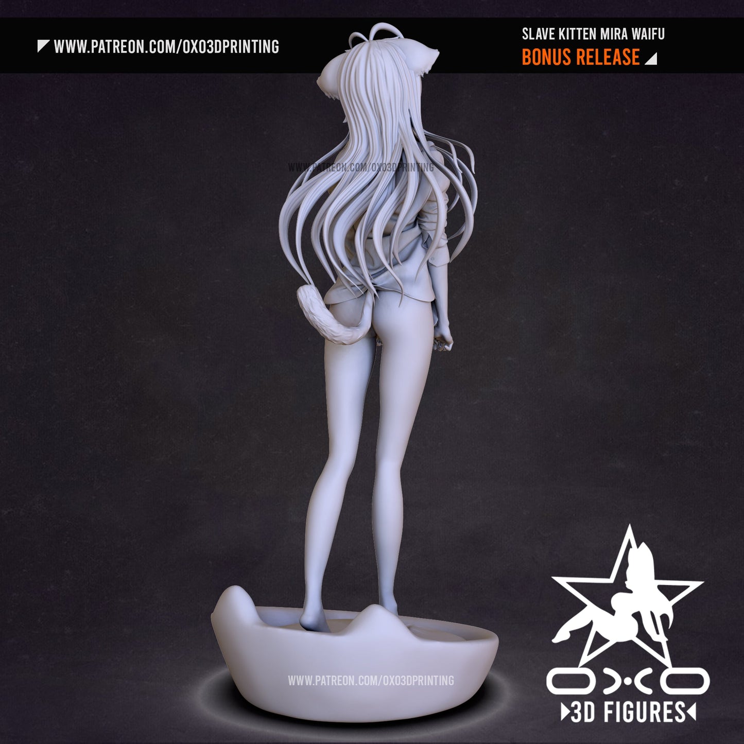 Slave Kitten Mira - OXO3D - Dark Forge Arts