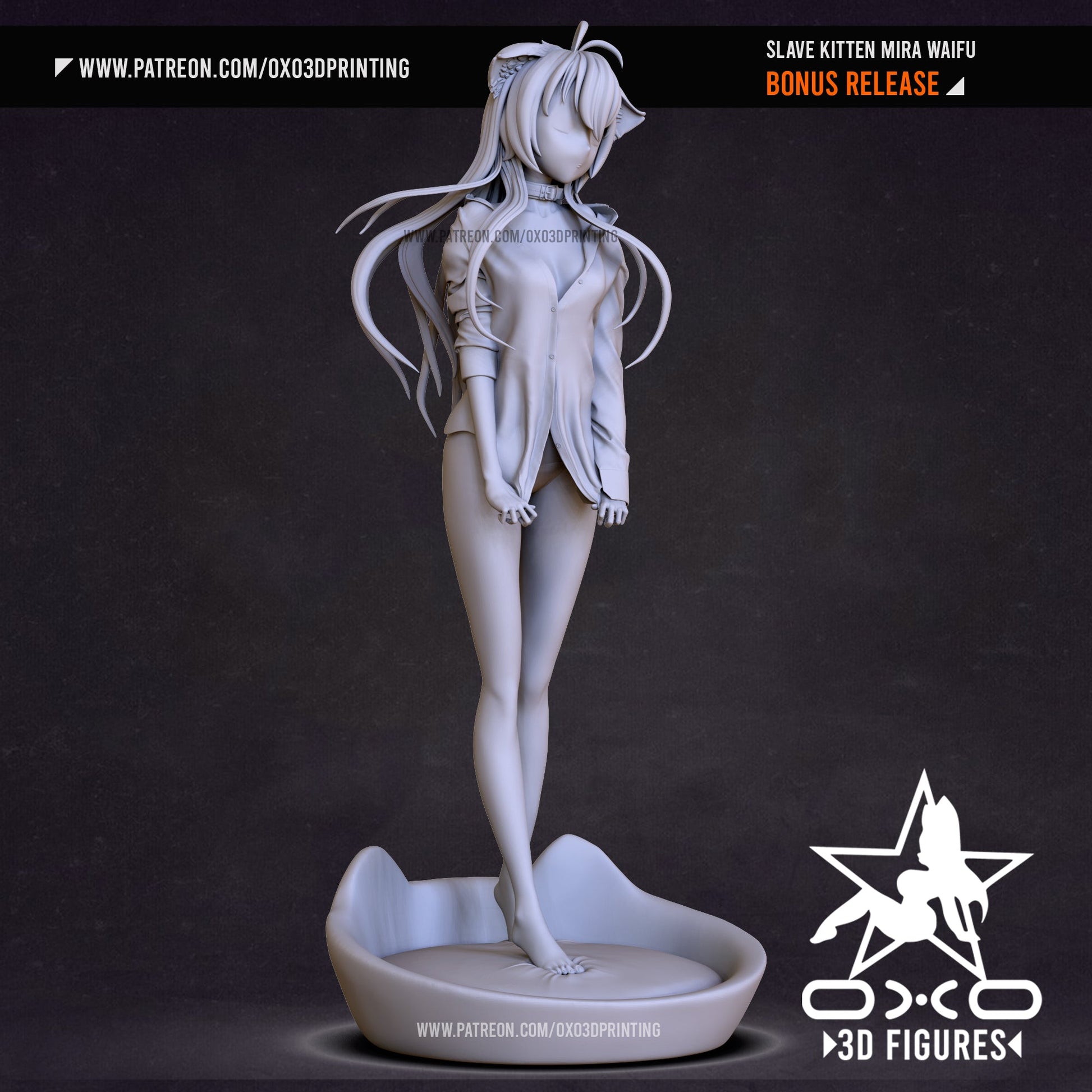 Slave Kitten Mira - OXO3D - Dark Forge Arts
