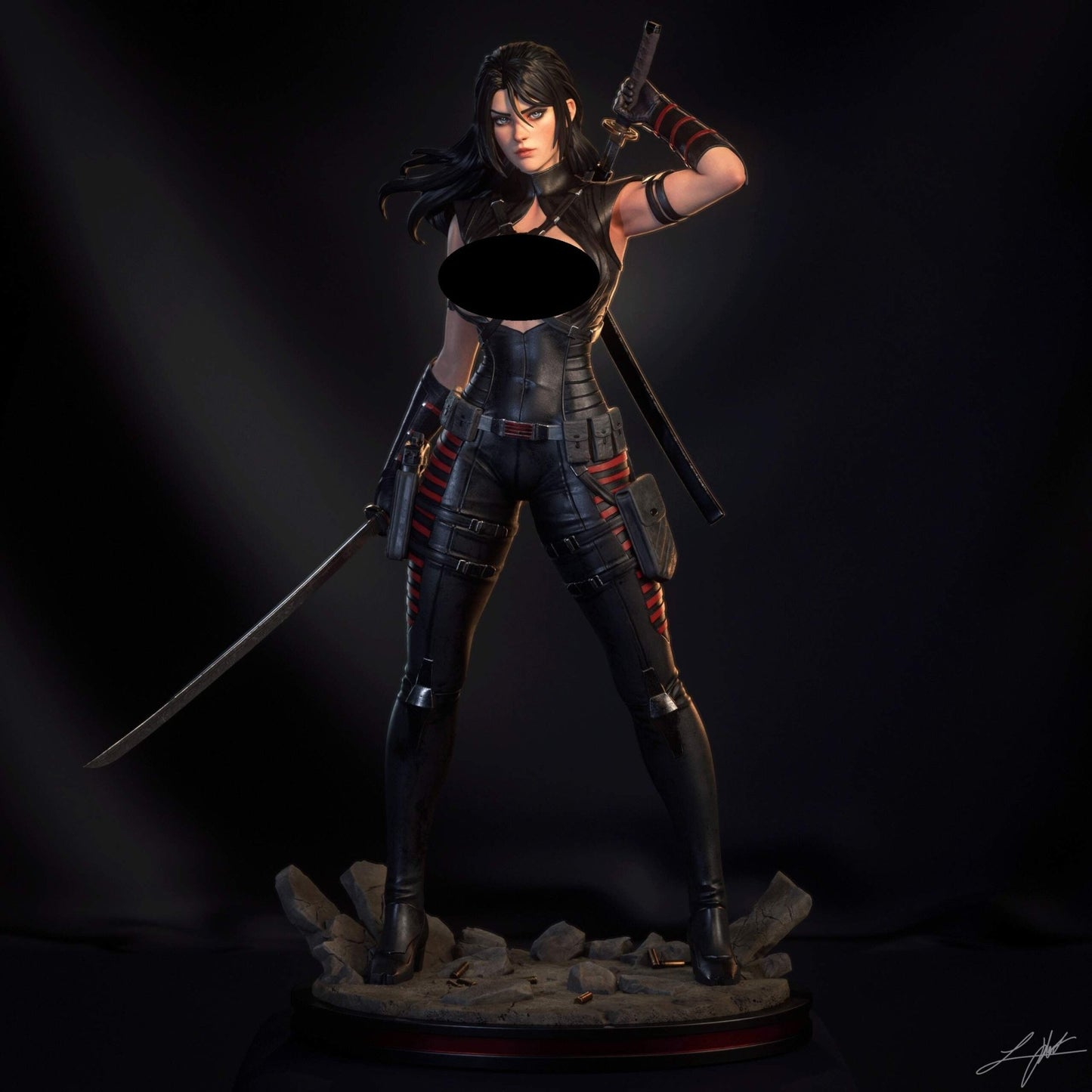 Snake Eyes II - Abe3D - Dark Forge Arts