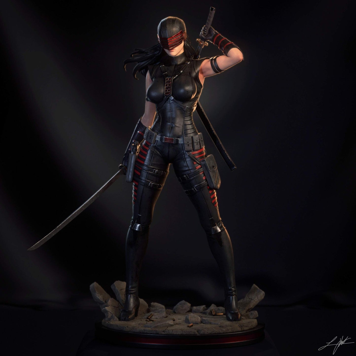 Snake Eyes II - Abe3D - Dark Forge Arts