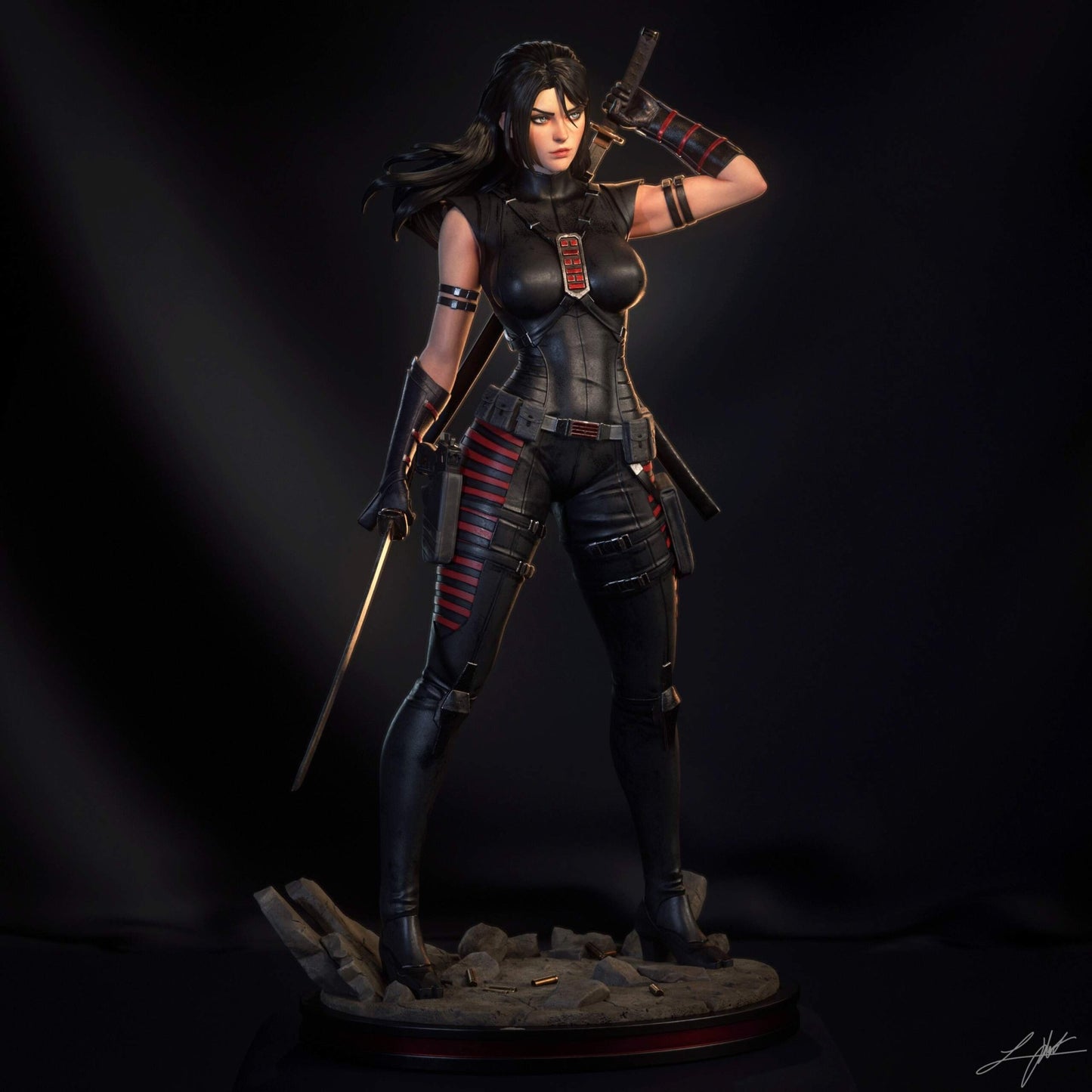 Snake Eyes II - Abe3D - Dark Forge Arts