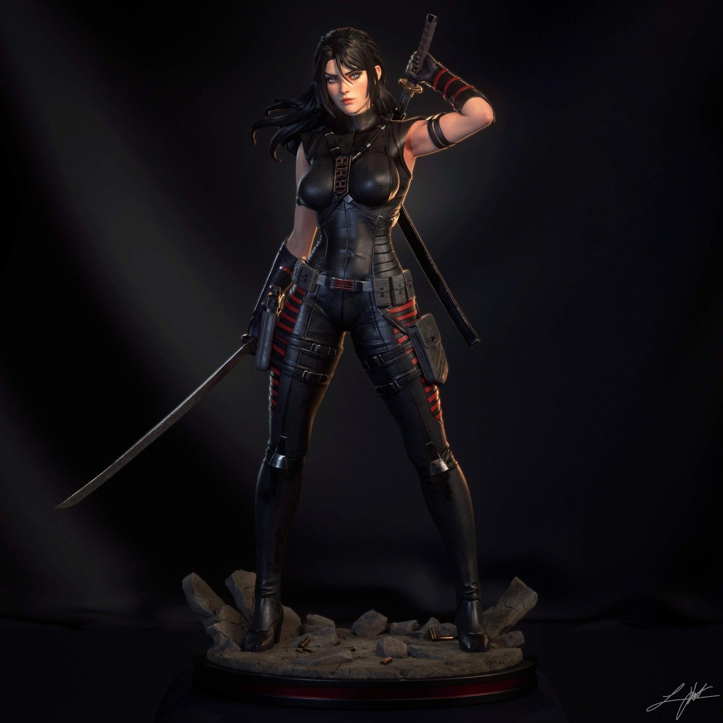 Snake Eyes II - Abe3D - Dark Forge Arts