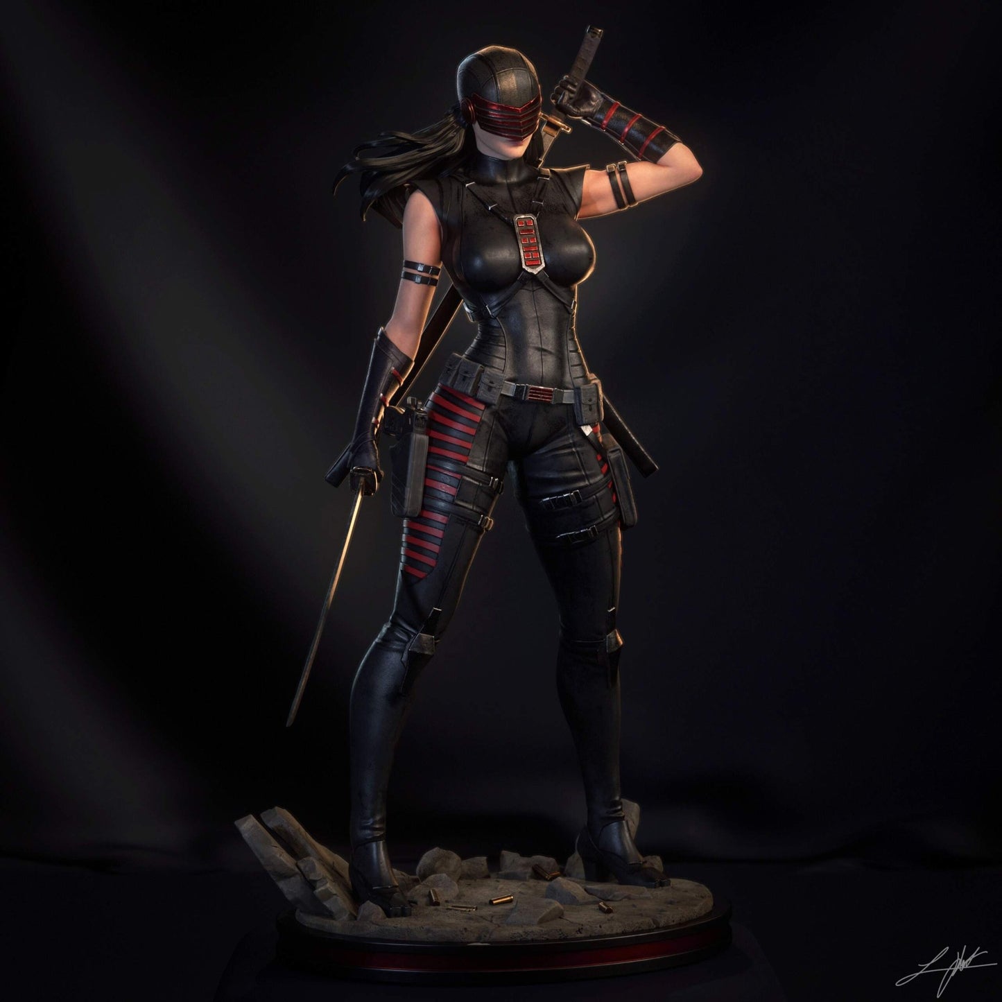 Snake Eyes II - Abe3D - Dark Forge Arts