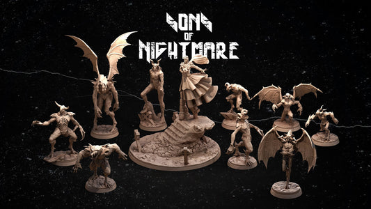 Sons of Nightmare - ClayCyanide - Dark Forge Arts